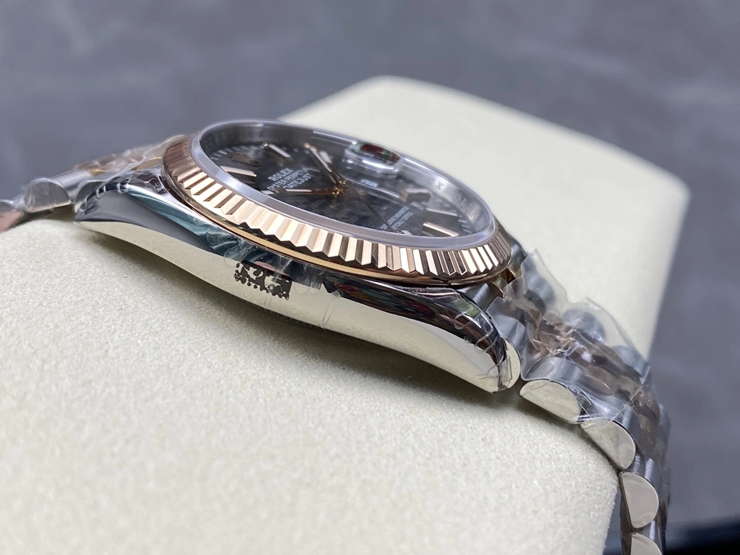 Contemporary CBD Factory Rolex Datejust 36mm Slate Grey Fluted Motif Dial Fluted Bezel Two-Tone Rose Gold Jubilee Bracelet (126231) 1:1 Super Clone – DD3235 Movement 93