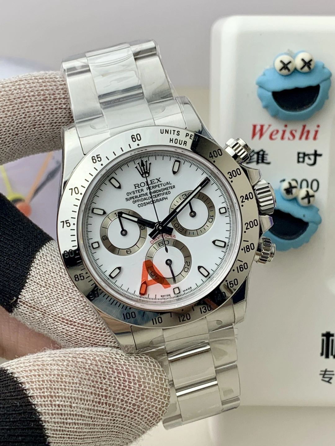 Refined CBD Factory Rolex Cosmograph Daytona White Dial Steel Bezel (116520) 1:1 Super Clone – DD4130 Movement 31