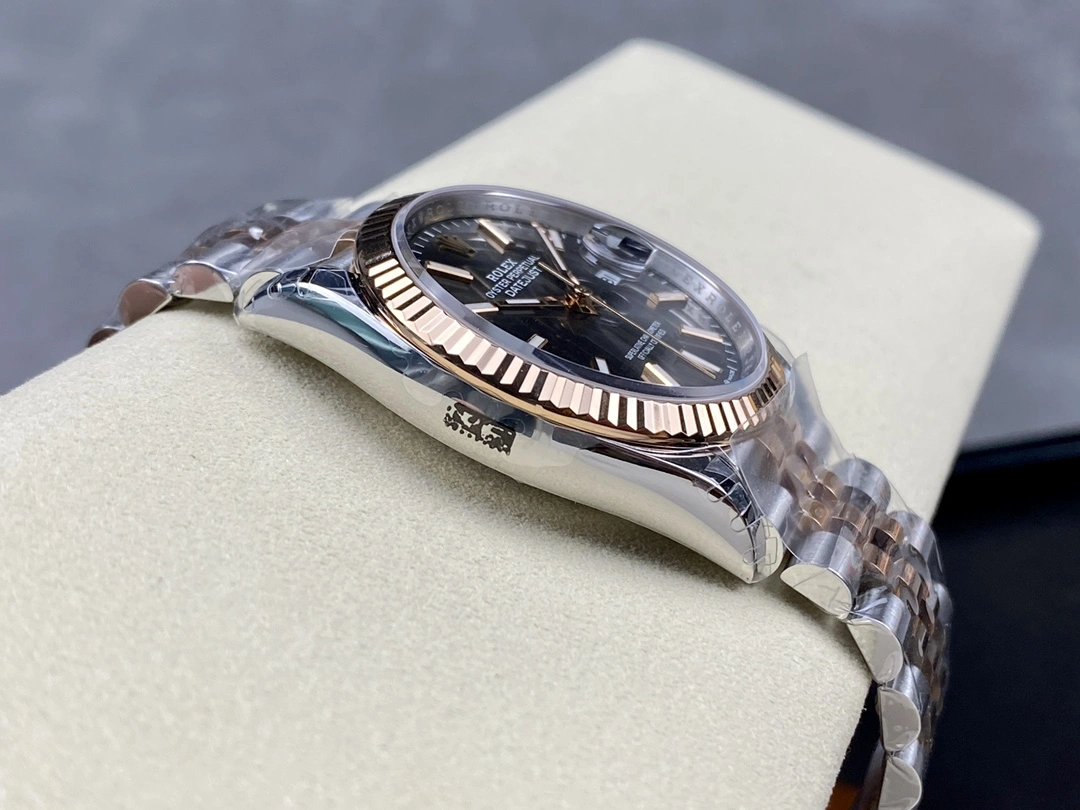 SportInspired CBD Factory Rolex Datejust 36mm Two-Tone Rose Gold Sunburst Slate Dial Jubilee Bracelet (126231) 1:1 Super Clone – DD3235 Movement 113