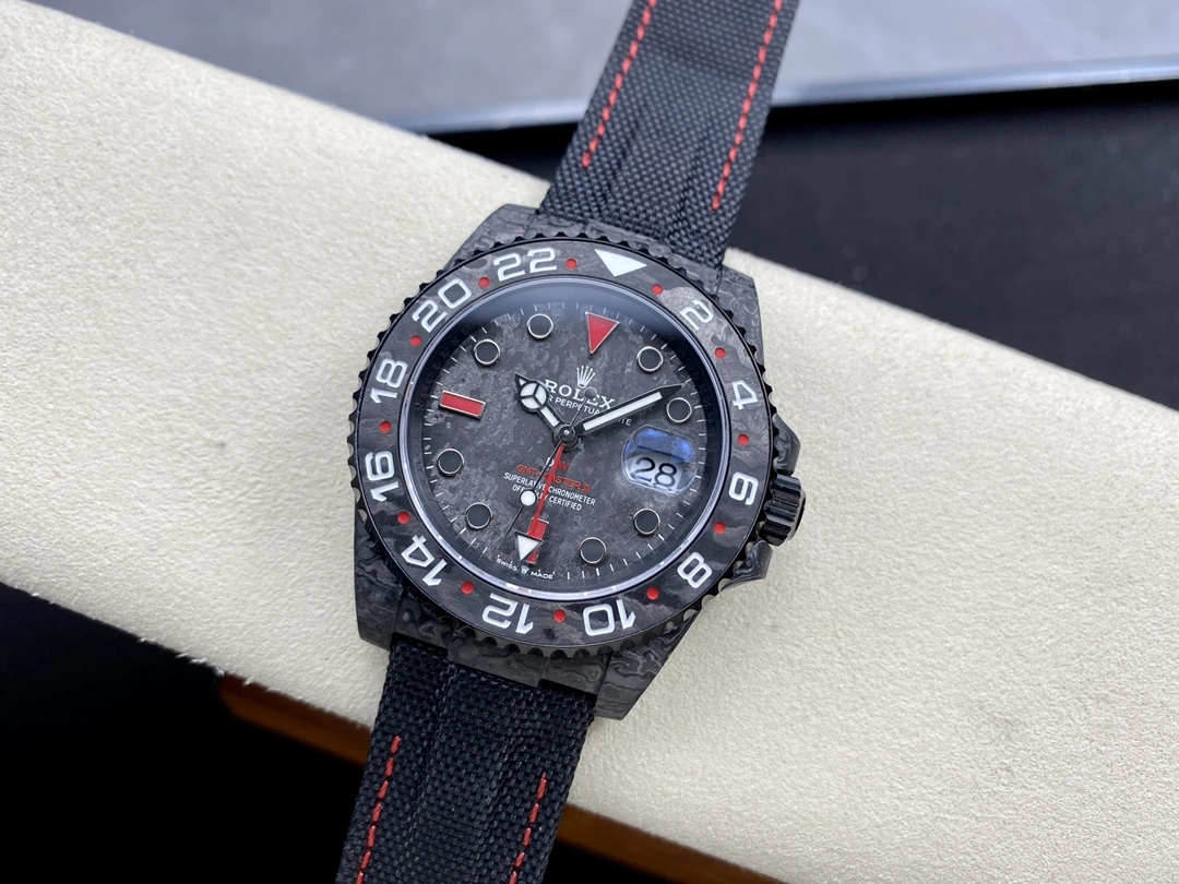 Thermal CBD Factory Rolex GMT-Master II “DiW Carbon” Forged Carbon Fiber (Custom Edition) 1:1 Super Clone – DD3285 Movement 159