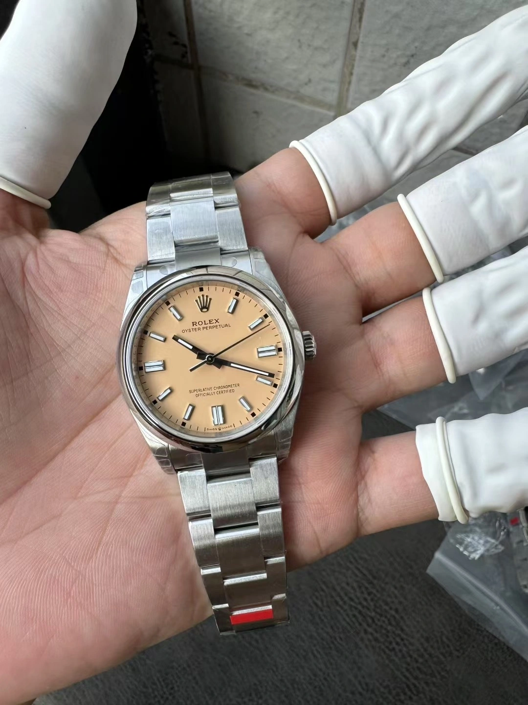 CBD Factory Rolex Oyster Perpetual 36mm Candy Pink Lacquer Dial Smooth Bezel Oyster Bracelet (126000) 1:1 Super Clone – DD3230 Movement Fashionable 177