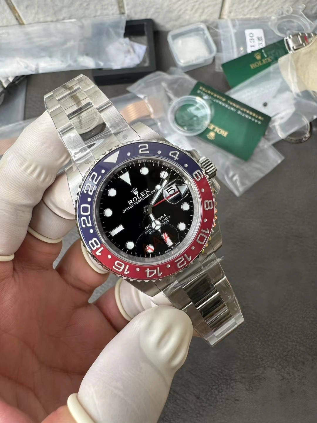 CBD Factory Rolex GMT-Master II “Pepsi” Red Blue Ceramic Bezel Oyster Bracelet (126710blro) 1:1 Super Clone – DD3285 Movement Durable 145