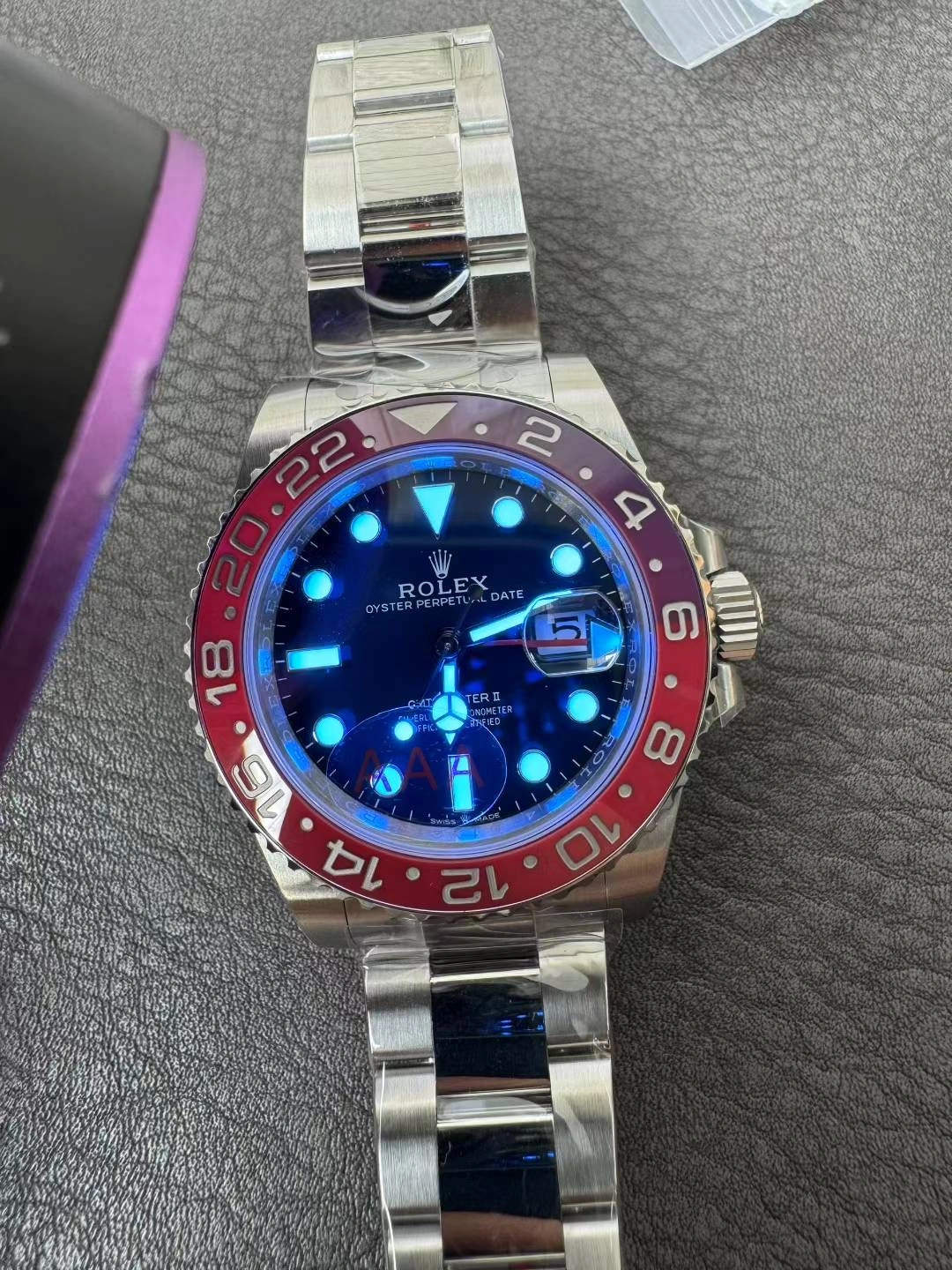 CBD Factory Rolex GMT-Master II “Pepsi” Red Blue Ceramic Bezel Oyster Bracelet (126710blro) 1:1 Super Clone – DD3285 Movement Durable 145