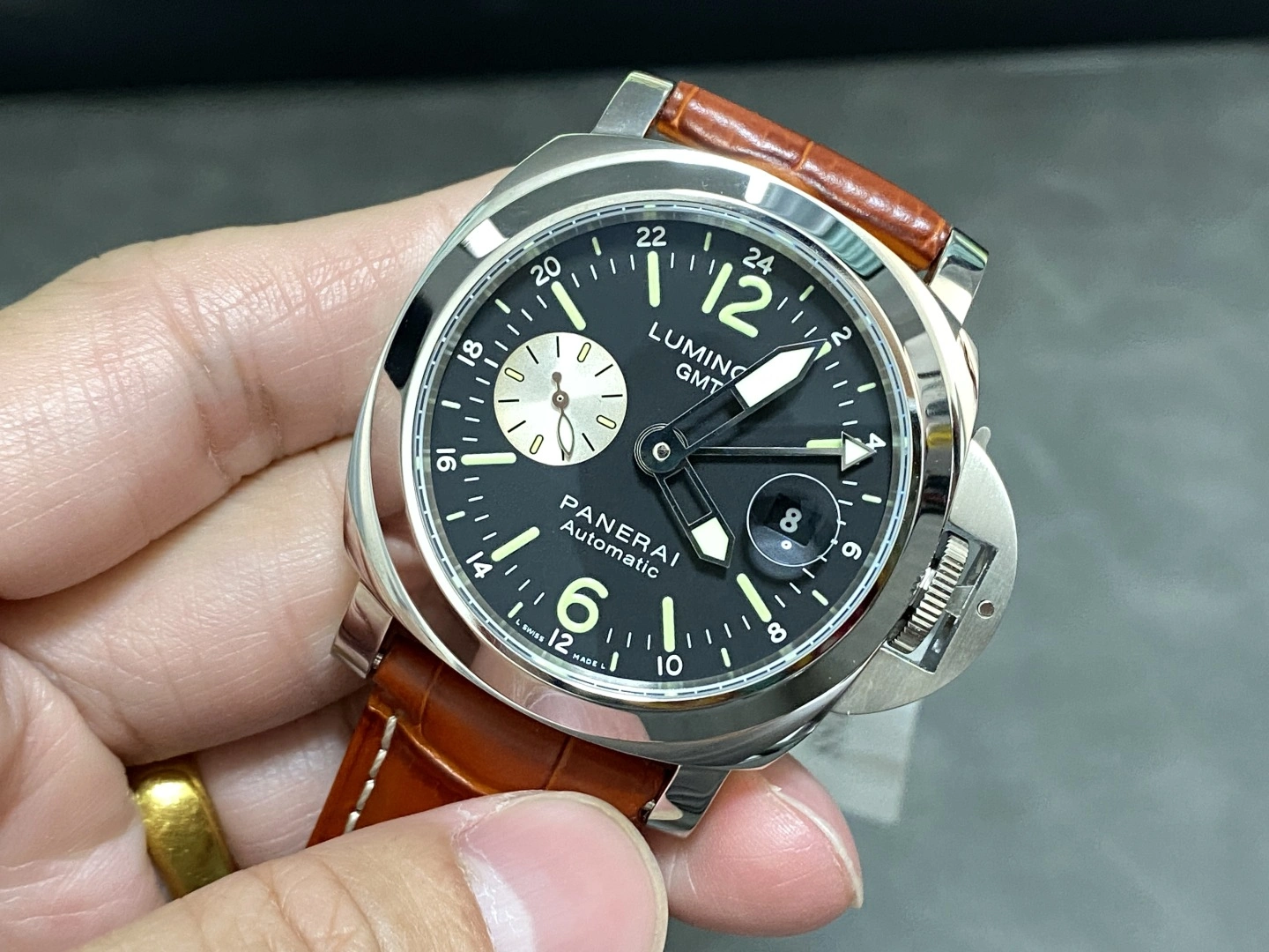 FlexibleFit CBD Factory Panerai Luminor GMT 44mm PAM00088 1:1 Super Clone – DD GMT Movement 365