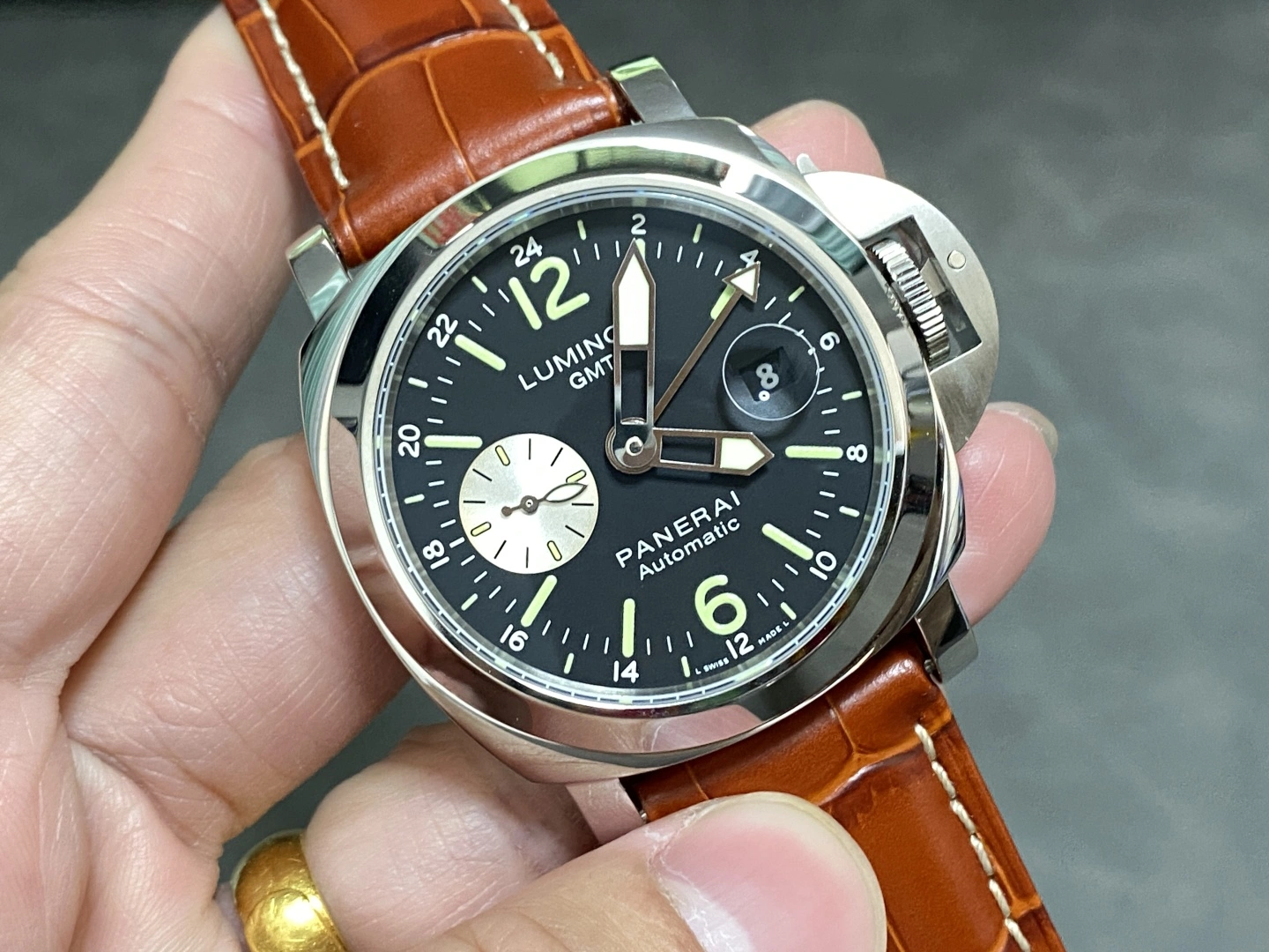 FlexibleFit CBD Factory Panerai Luminor GMT 44mm PAM00088 1:1 Super Clone – DD GMT Movement 365