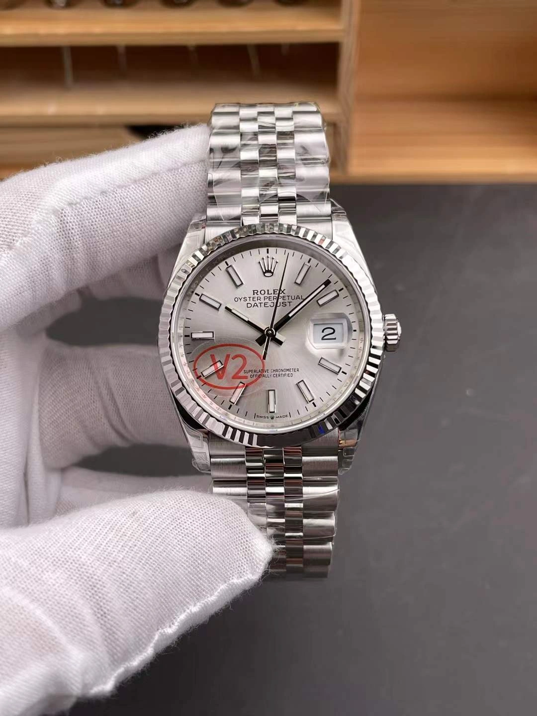 CBD Factory Rolex Datejust 36 Silver Dial (126234) 1:1 Super Clone – DD3235 Movement Upgraded 92