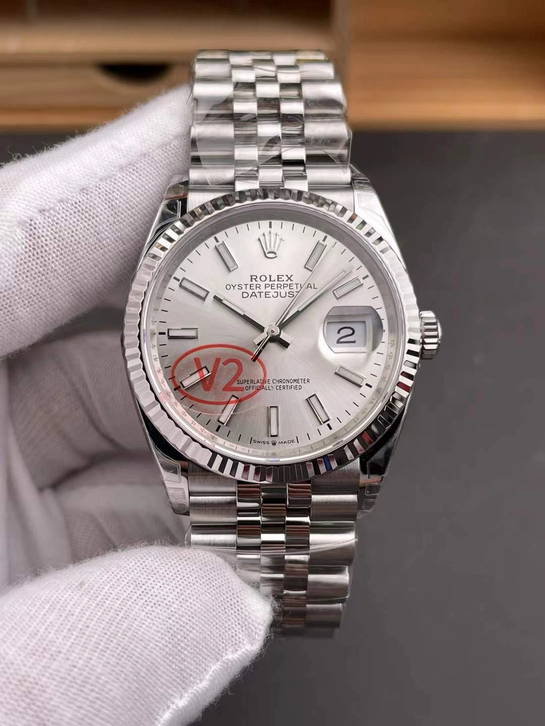 CBD Factory Rolex Datejust 36 Silver Dial (126234) 1:1 Super Clone – DD3235 Movement Upgraded 92