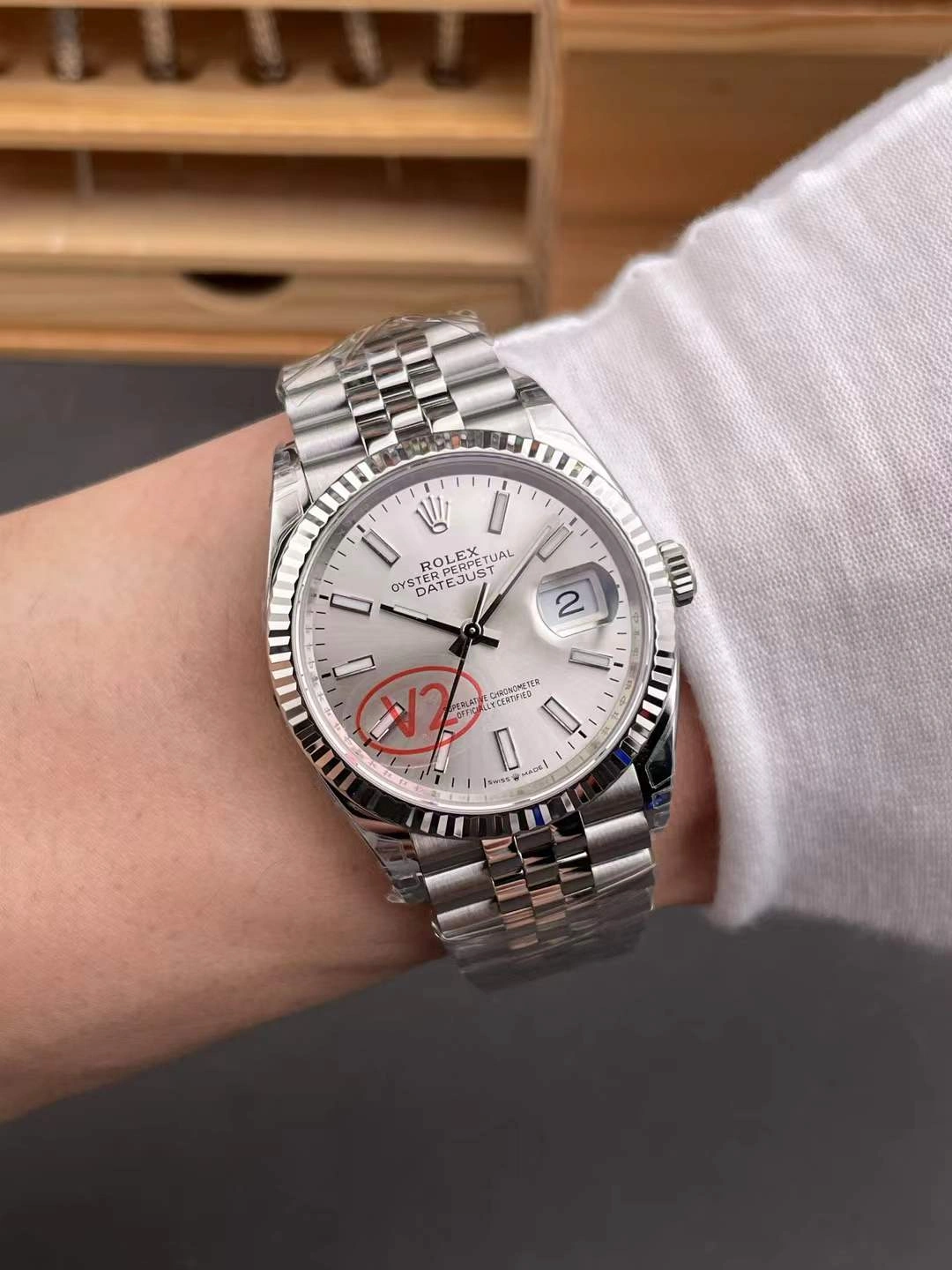 CBD Factory Rolex Datejust 36 Silver Dial (126234) 1:1 Super Clone – DD3235 Movement Upgraded 92
