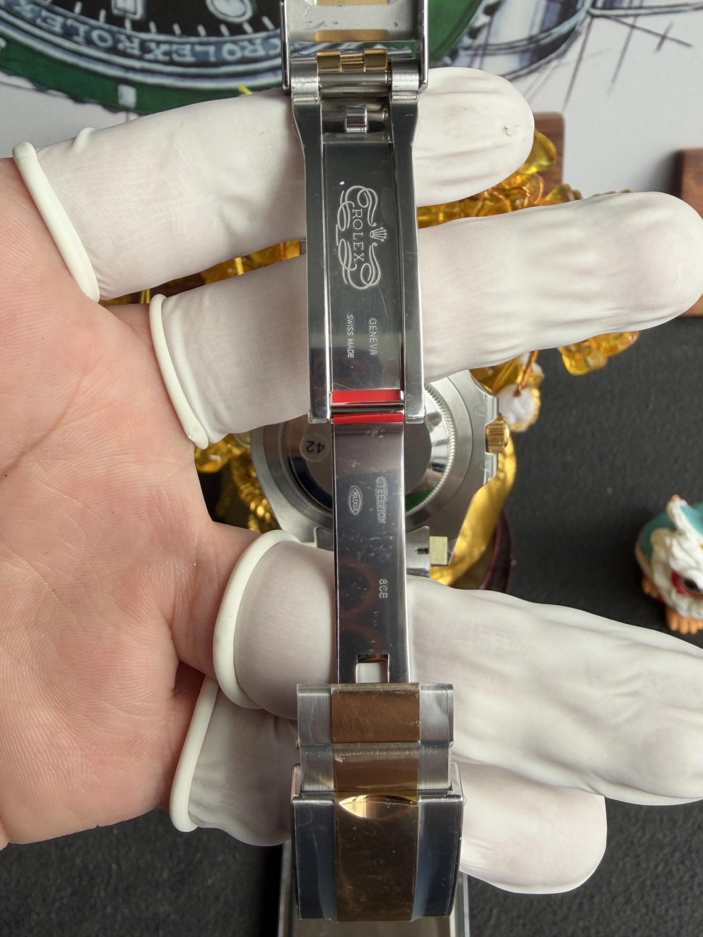 CBD Factory Rolex GMT-Master II Two-Tone Yellow Gold Black Grey Ceramic Bezel Jubilee Bracelet(126713grnr) 1:1 Super Clone – DD3285 Movement Bold 153