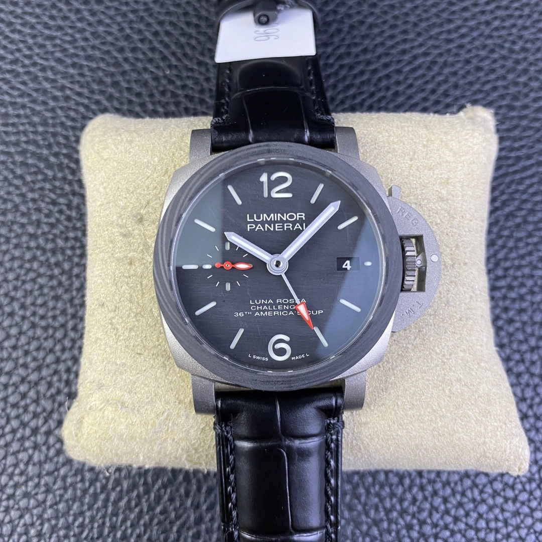 Lightweight CBD Factory Panerai Luminor Luna Rossa GMT 44mm PAM01036 1:1 Super Clone – DDP.9010 GMT Movement 367