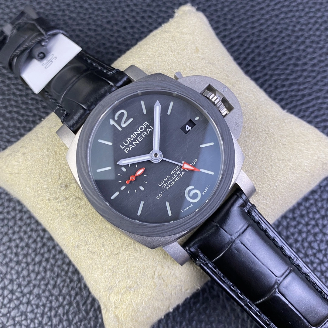 Lightweight CBD Factory Panerai Luminor Luna Rossa GMT 44mm PAM01036 1:1 Super Clone – DDP.9010 GMT Movement 367