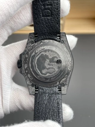 EyeCatching CBD Factory Rolex Submariner Date “DiW Carbon Stealth” Forged Carbon Fiber (Custom Edition) 1:1 Super Clone – DD3135 Movement 196