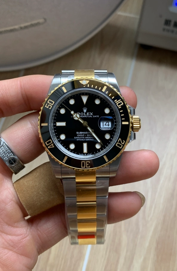 Practical CBD Factory Rolex Submariner Date “Two-Tone Black” 18K Yellow Gold 41mm (126613LN) 1:1 Super Clone – DD3235 Movement 190