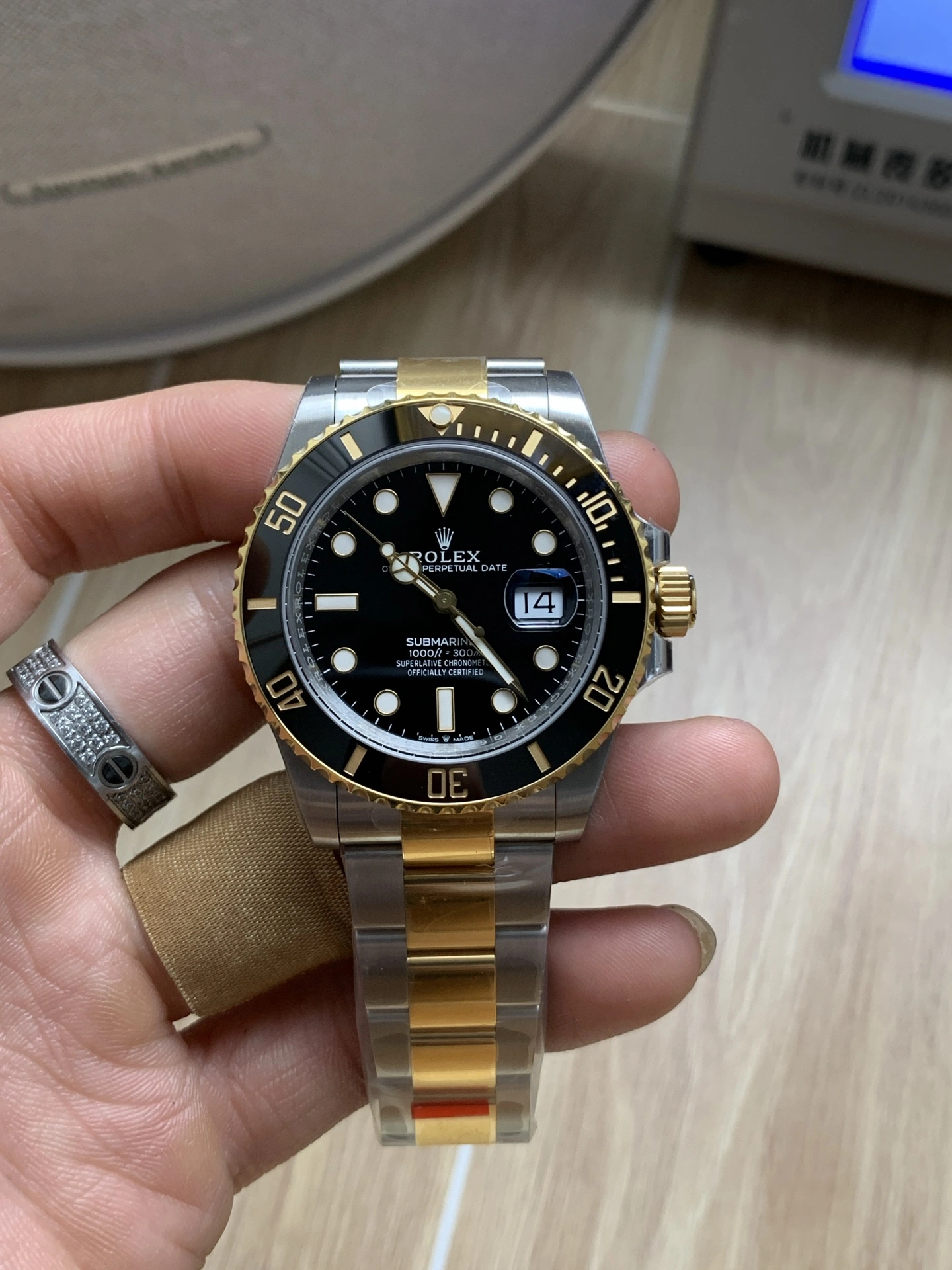 Practical CBD Factory Rolex Submariner Date “Two-Tone Black” 18K Yellow Gold 41mm (126613LN) 1:1 Super Clone – DD3235 Movement 190