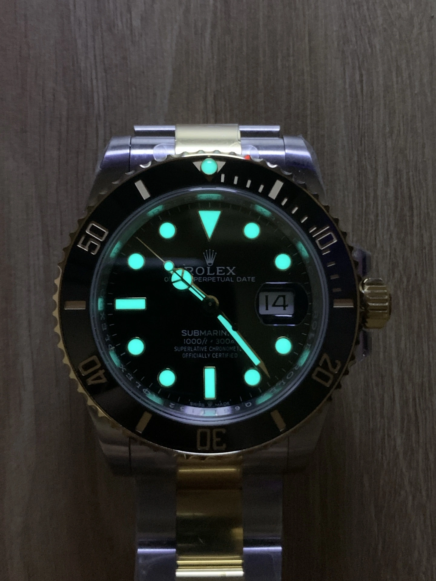 Practical CBD Factory Rolex Submariner Date “Two-Tone Black” 18K Yellow Gold 41mm (126613LN) 1:1 Super Clone – DD3235 Movement 190