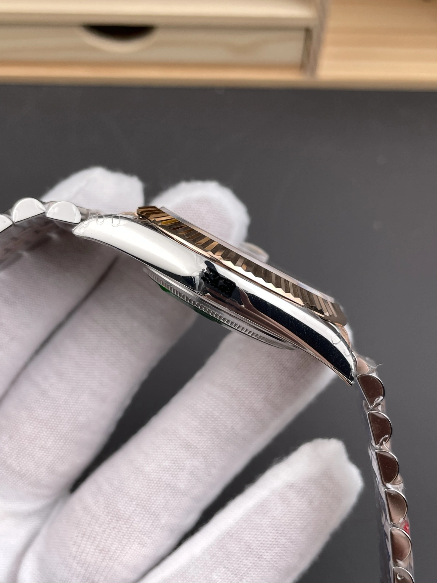 StreetReady CBD Factory Rolex Datejust 36mm Two-Tone Rose Gold Slate Grey”Wimbledon” Dial Fluted Bezel Jubilee Bracelet (126231) 1:1 Super Clone – DD3235 Movement 121