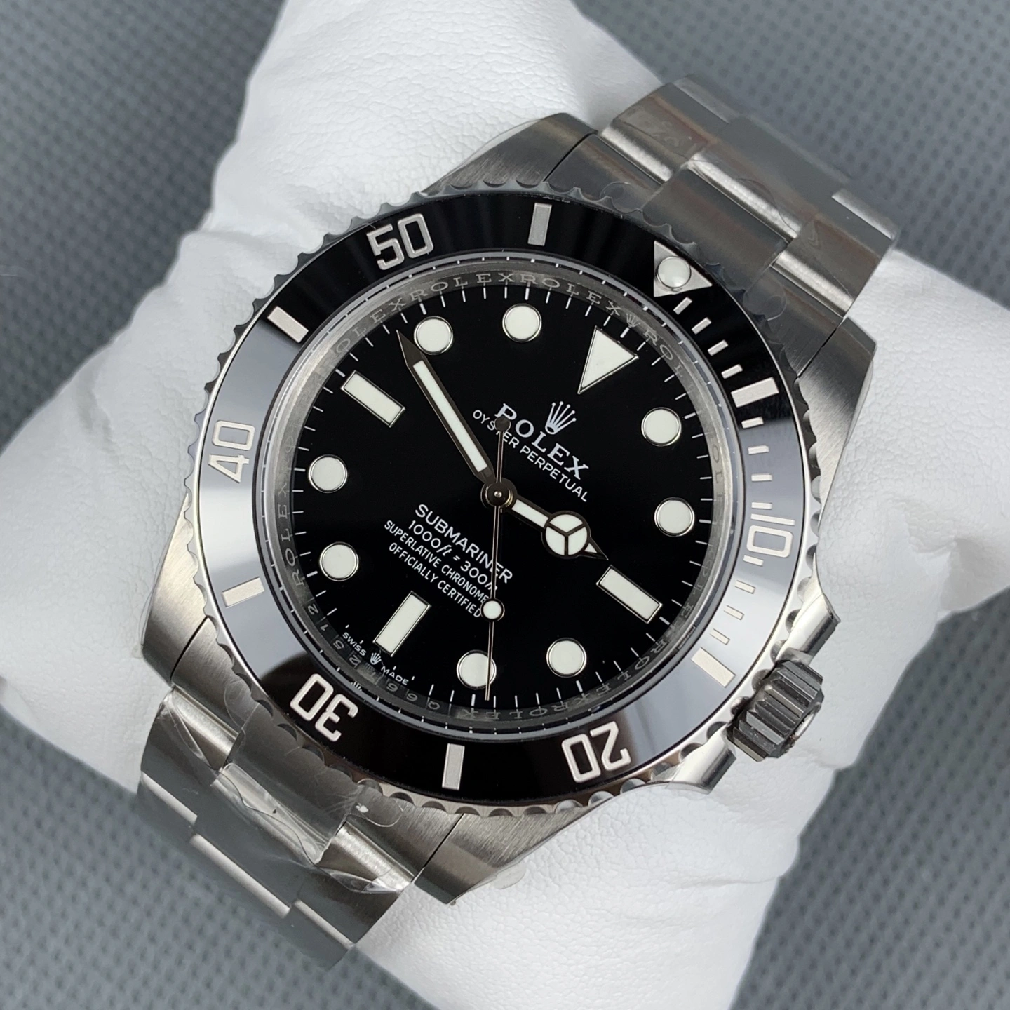 CBD Factory Rolex Submariner “No-Date” Black 41mm (124060) 1:1 Super Clone – DD3230 Movement Classic 188