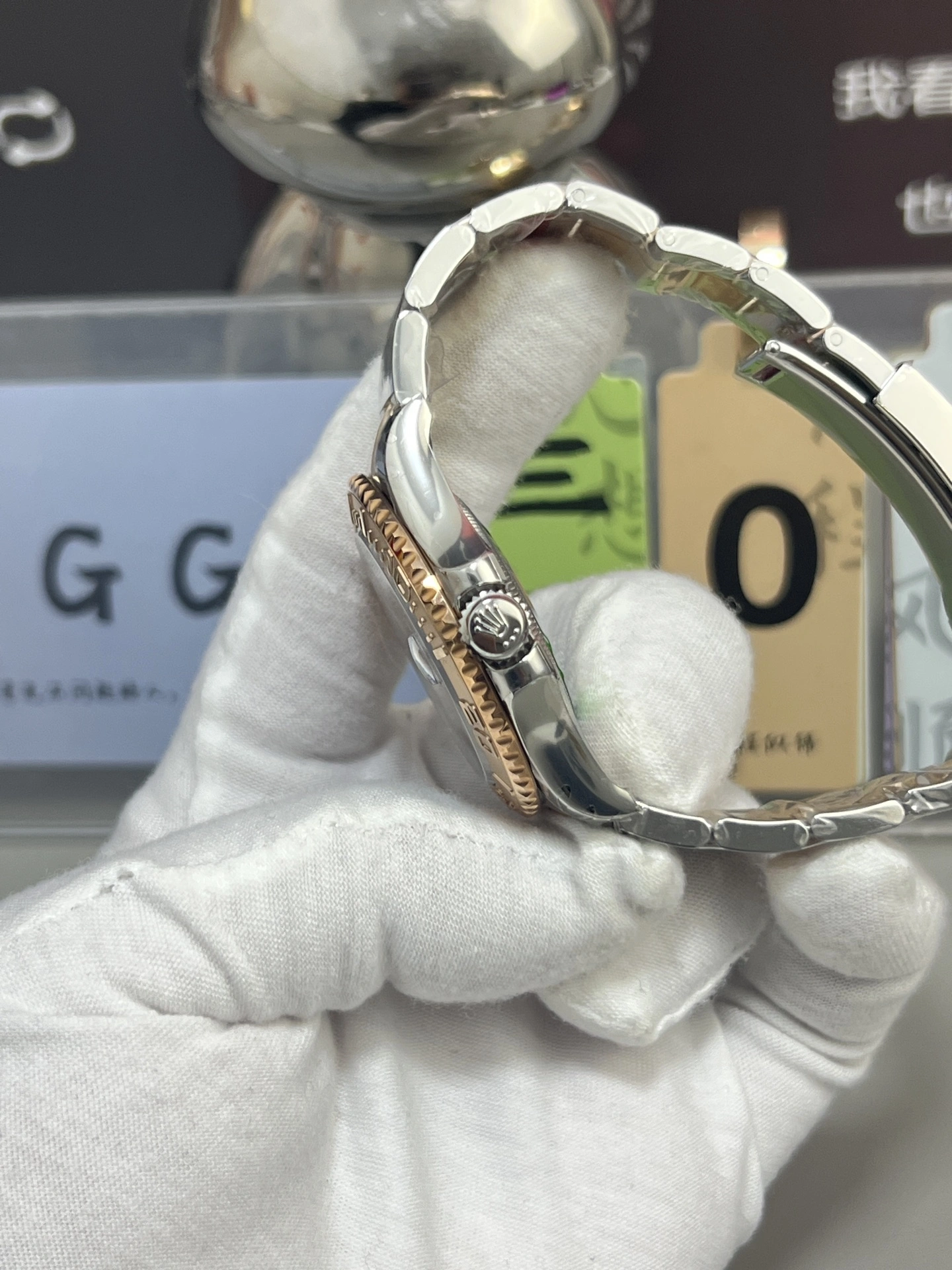 CBD Factory Rolex Yacht-Master 44mm Black Dial Rosegold Bezel Two-Tone Rose Gold Oyster Bracelet(126621) 1:1 Super Clone – DD3235 Movement ZipUp 203
