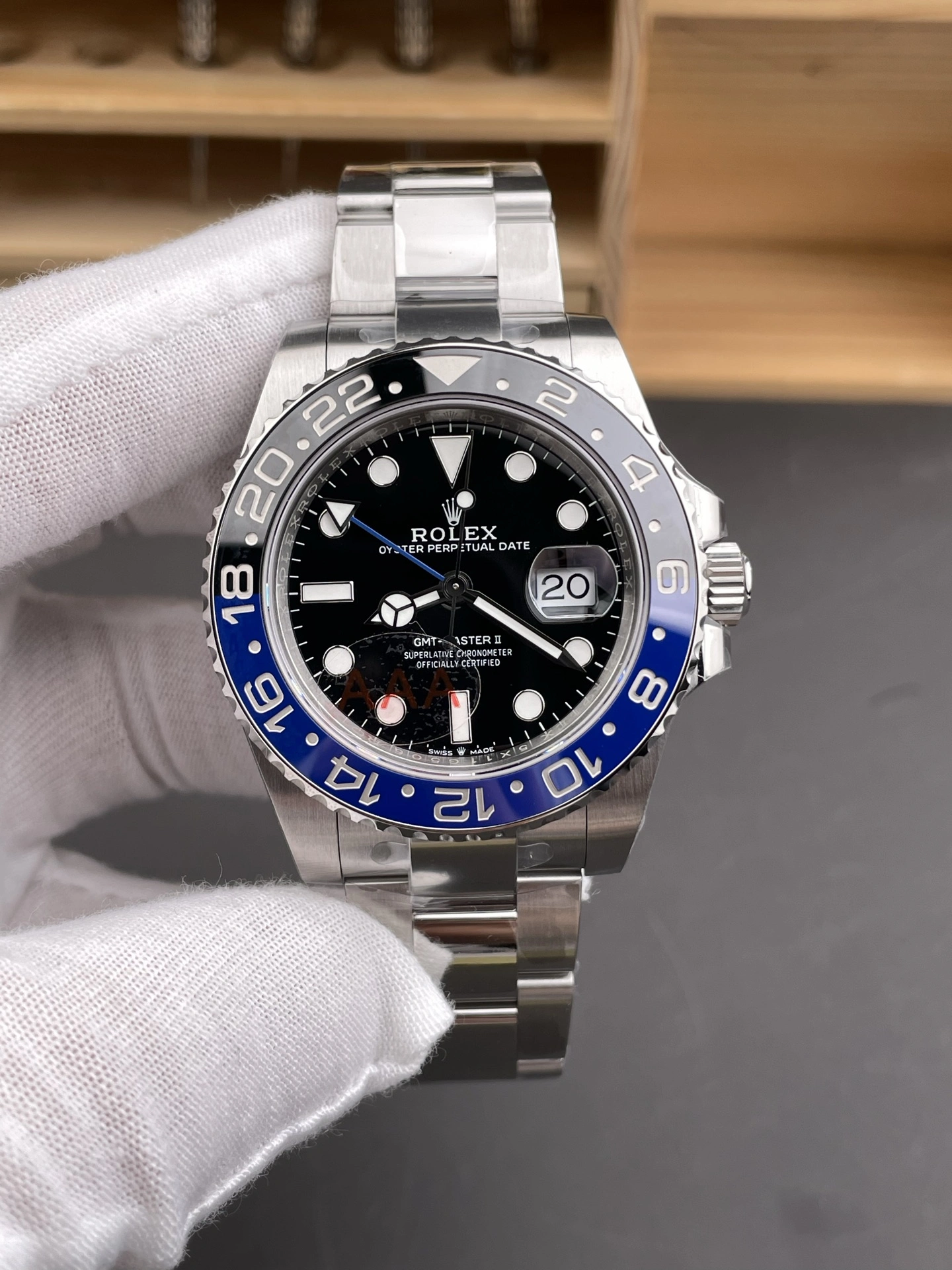ZipUp CBD Factory Rolex GMT-Master II “Batman” Black Blue Ceramic Bezel Oyster Bracelet (m126710blnr-0003) 1:1 Super Clone – DD3285 Movement 150