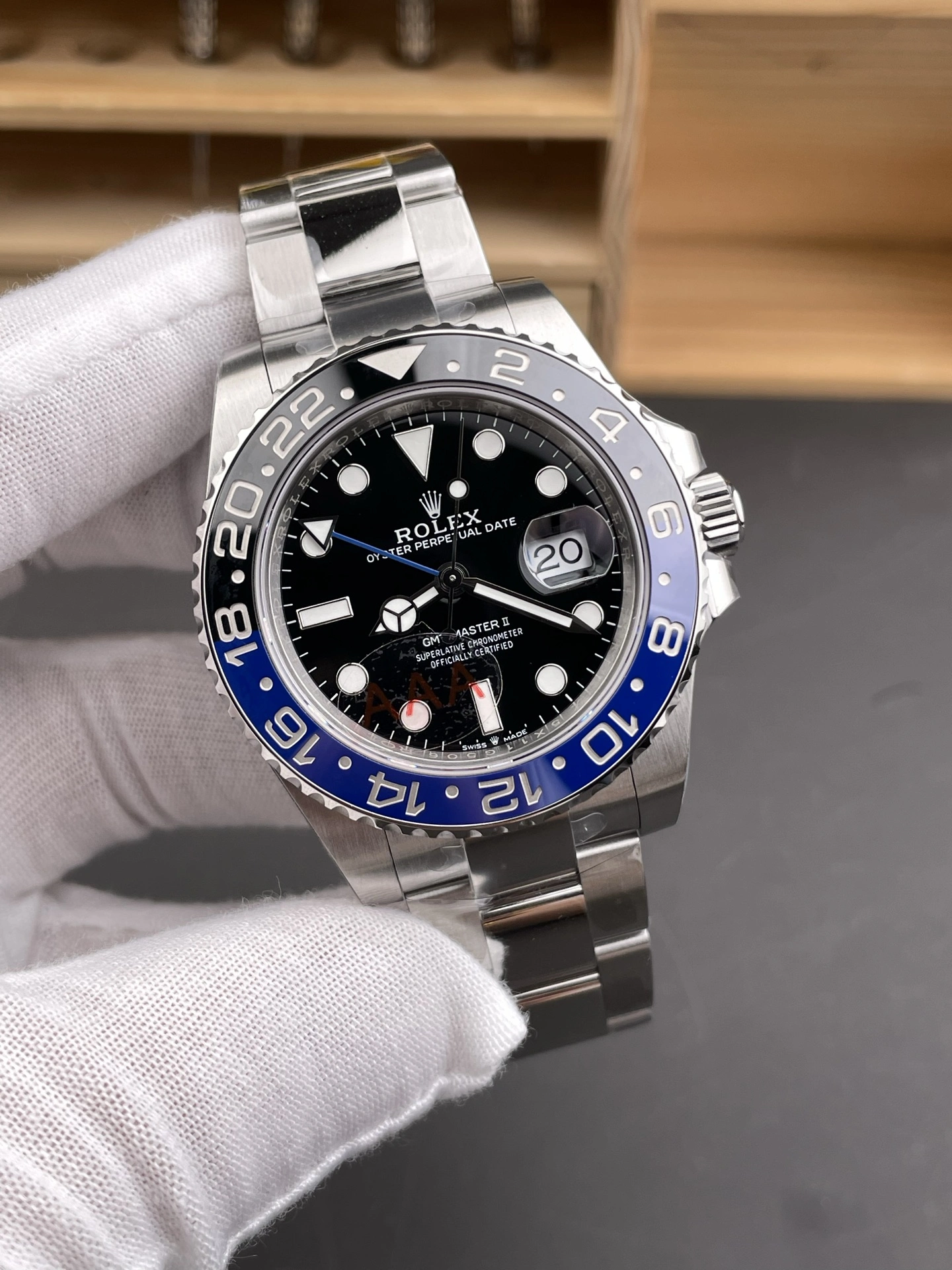 ZipUp CBD Factory Rolex GMT-Master II “Batman” Black Blue Ceramic Bezel Oyster Bracelet (m126710blnr-0003) 1:1 Super Clone – DD3285 Movement 150
