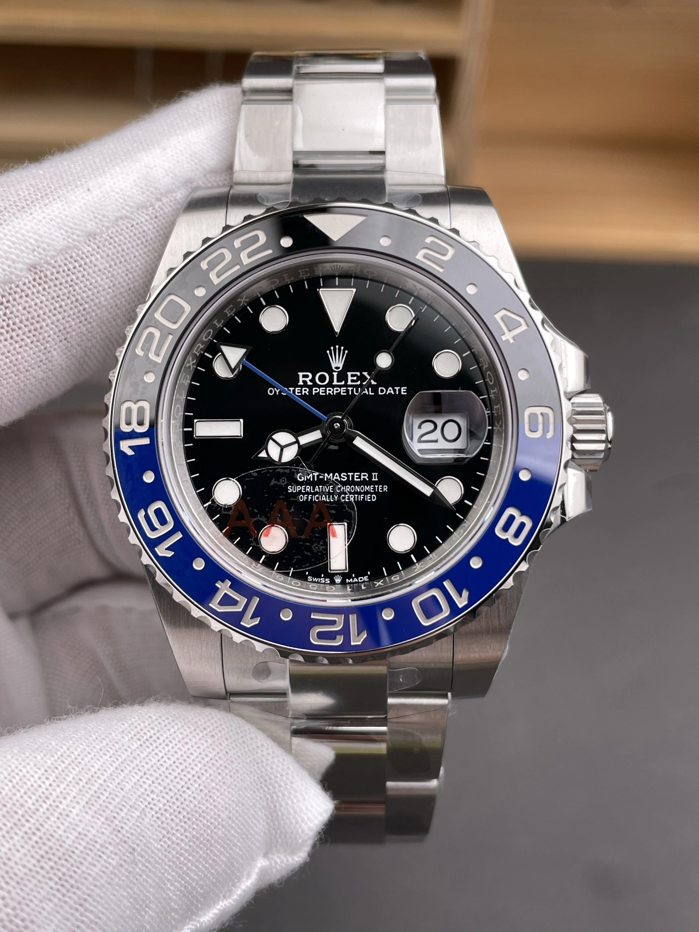 ZipUp CBD Factory Rolex GMT-Master II “Batman” Black Blue Ceramic Bezel Oyster Bracelet (m126710blnr-0003) 1:1 Super Clone – DD3285 Movement 150