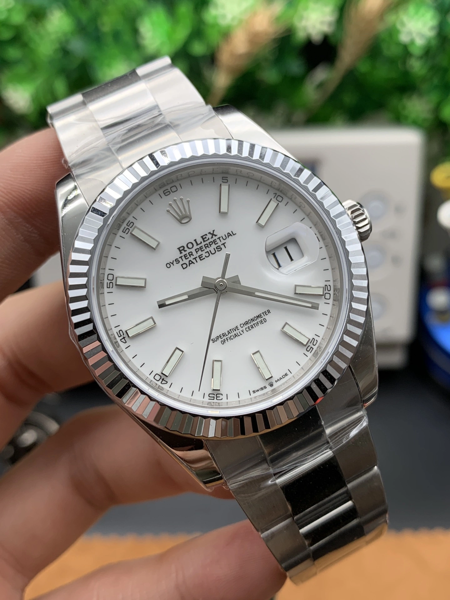 CBD Factory Rolex Datejust 41mm Pure White Dial Fluted Bezel Oyster Bracelet (126334) 1:1 Super Clone – DD3235 Movement MultiPurpose 67