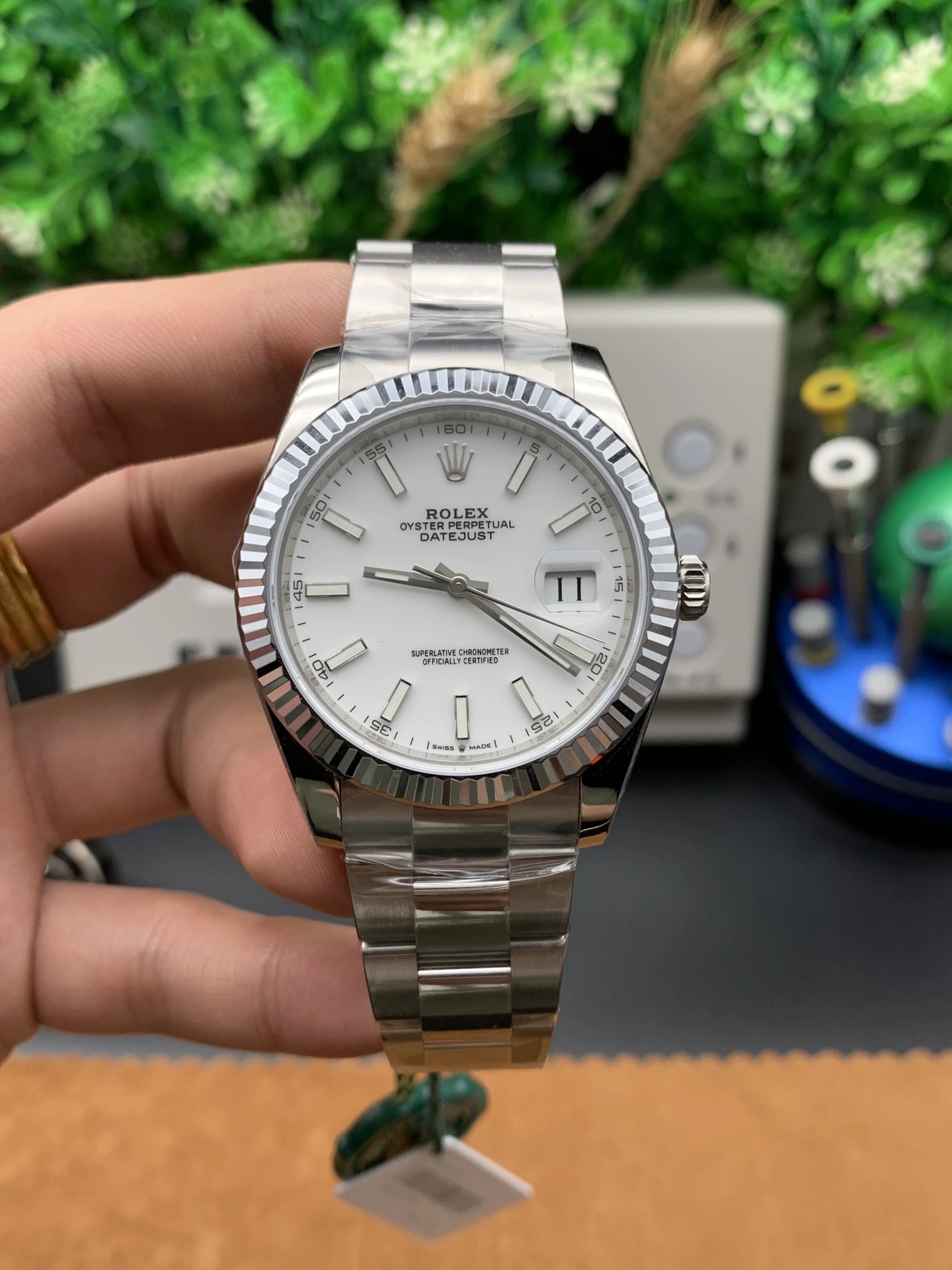 CBD Factory Rolex Datejust 41mm Pure White Dial Fluted Bezel Oyster Bracelet (126334) 1:1 Super Clone – DD3235 Movement MultiPurpose 67