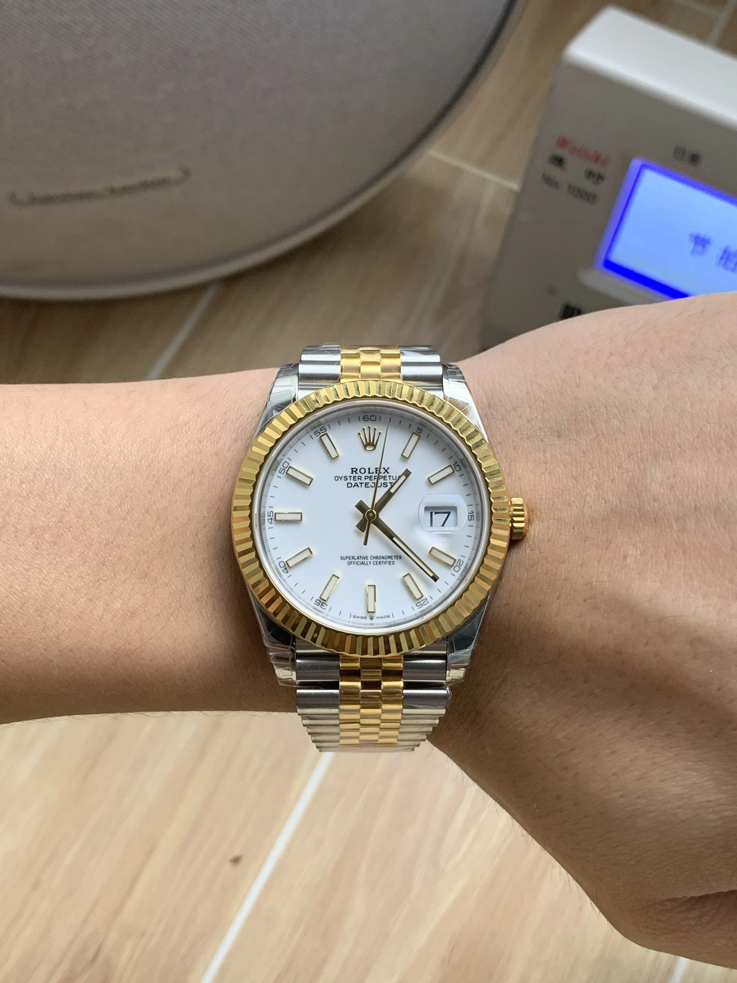 CBD Factory Rolex Datejust 41mm Two-Tone Yellow Gold White Dial Jubilee Bracelet (126333) 1:1 Super Clone – DD3235 Movement Comfortable 89