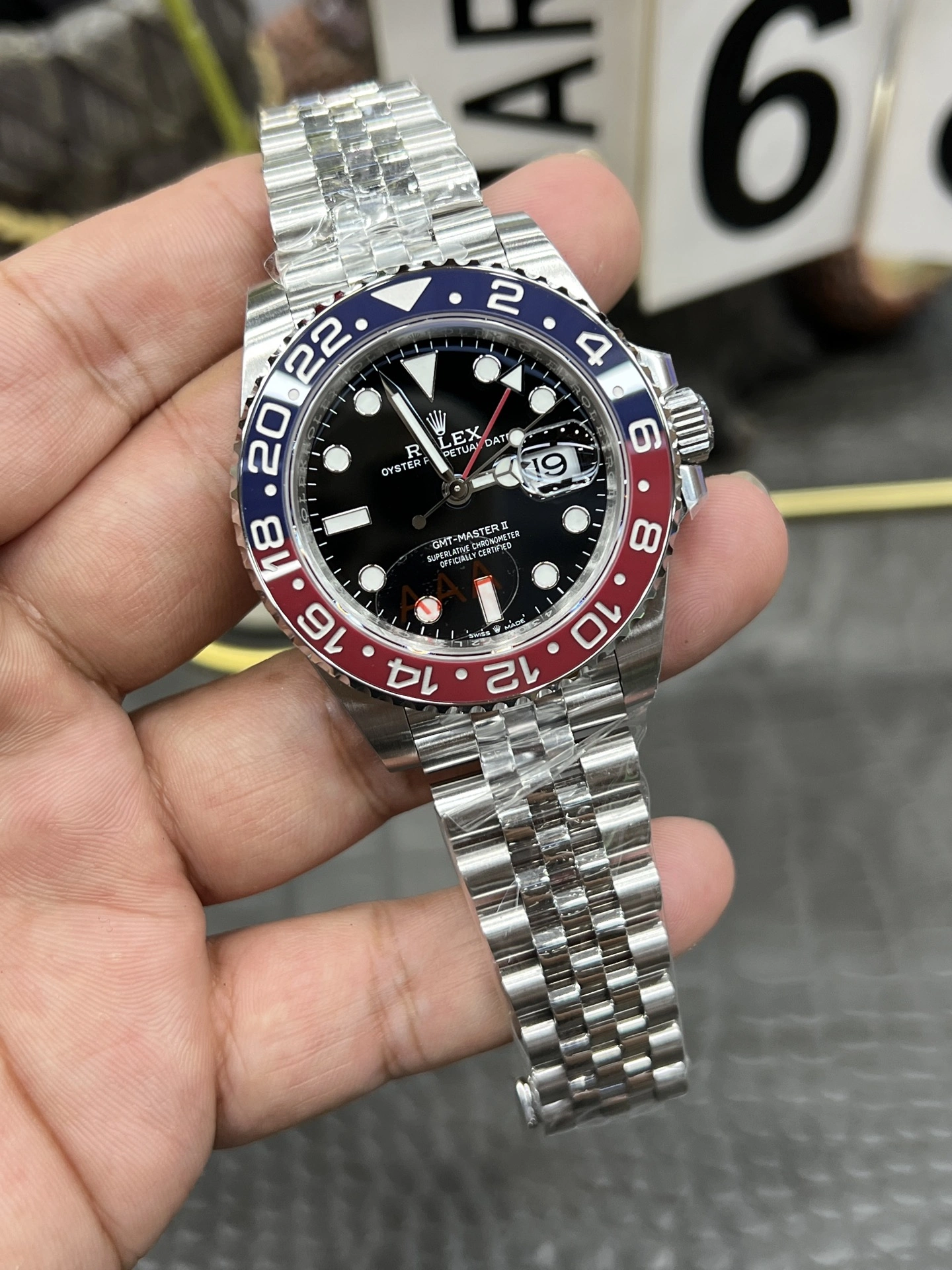 CBD Factory Rolex GMT-Master II “Pepsi” Red Blue Ceramic Bezel Jubilee Bracelet (126710blro) 1:1 Super Clone – DD3285 Movement Breathable 144