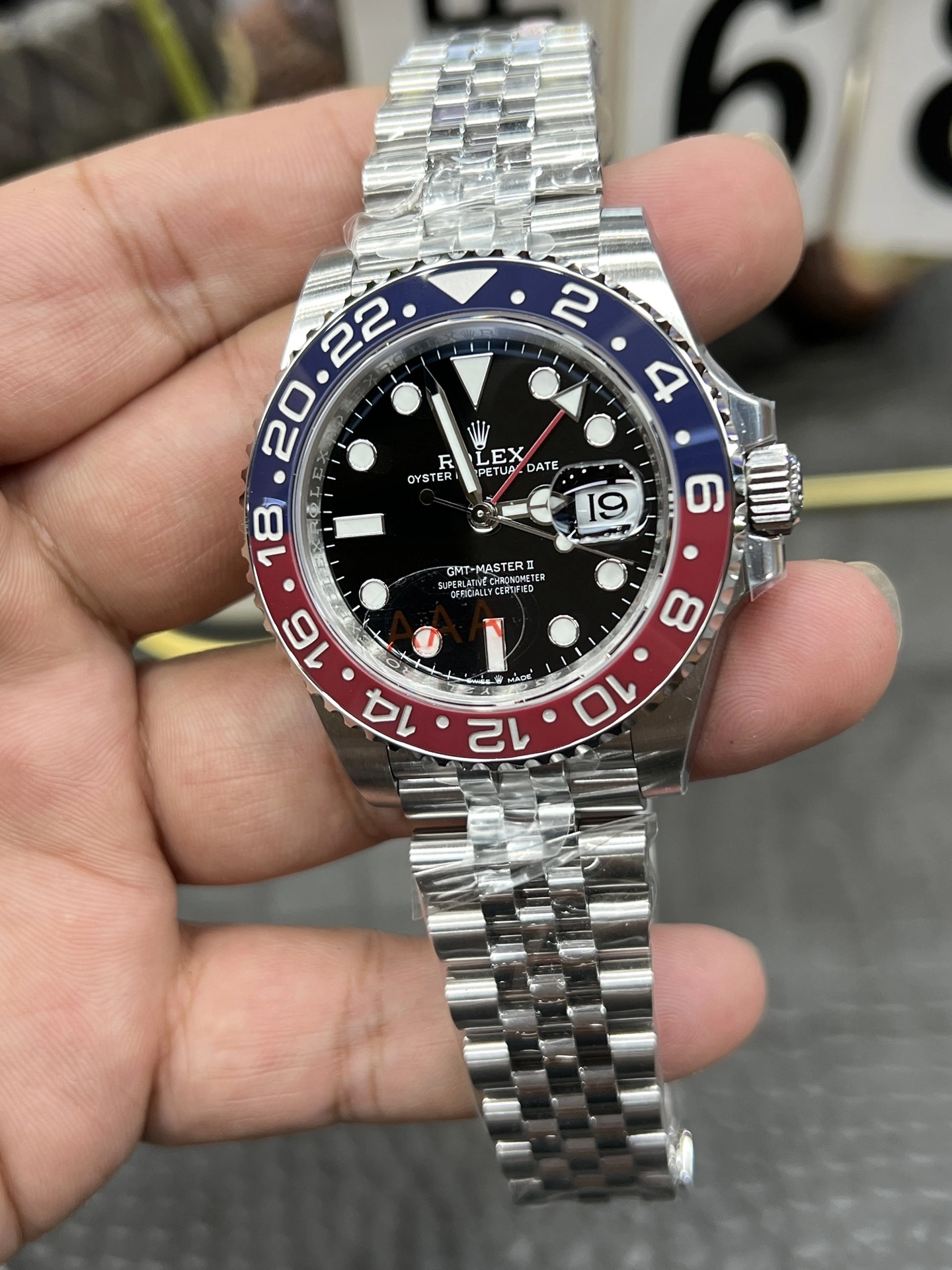 CBD Factory Rolex GMT-Master II “Pepsi” Red Blue Ceramic Bezel Jubilee Bracelet (126710blro) 1:1 Super Clone – DD3285 Movement Breathable 144