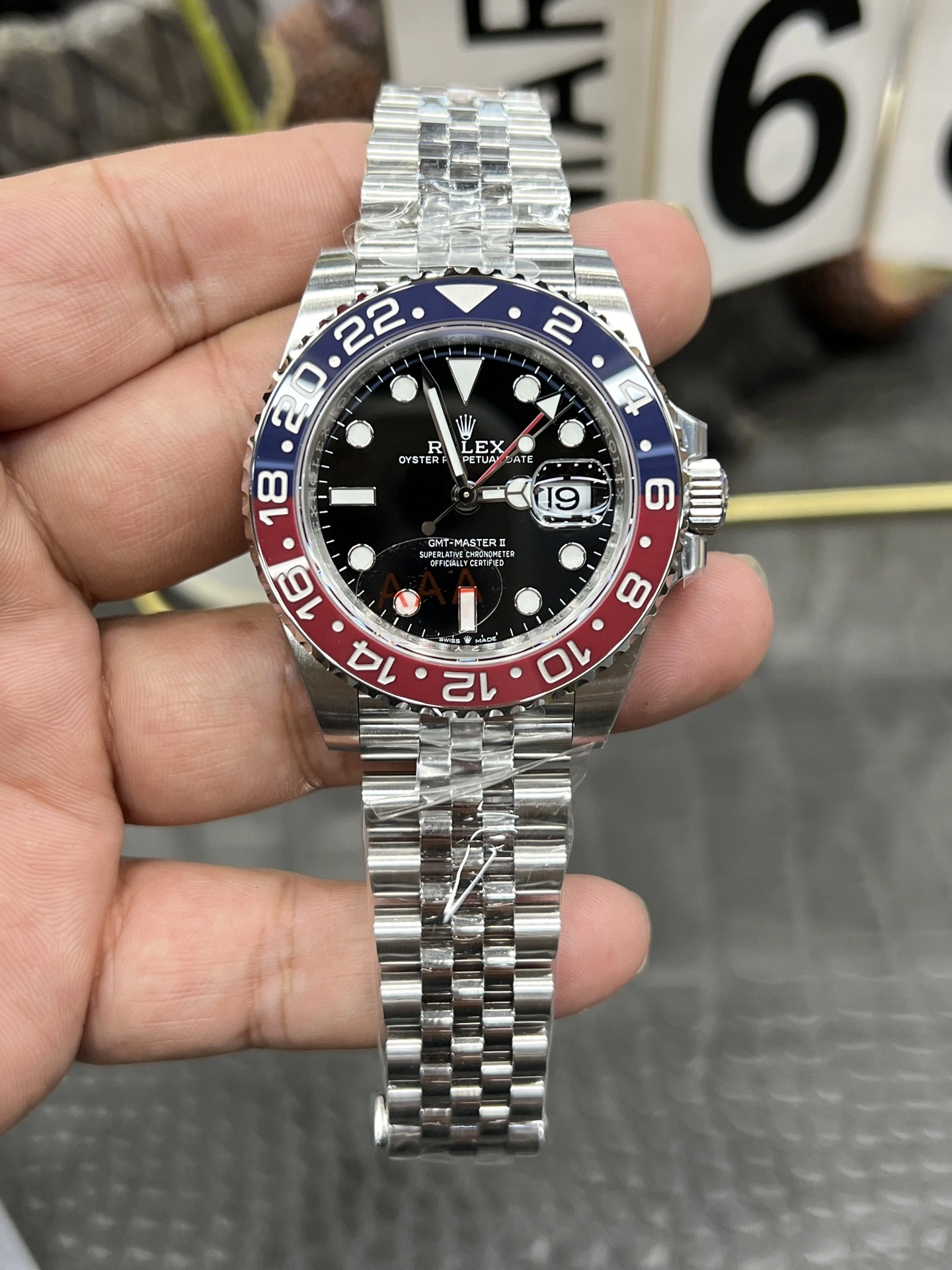 CBD Factory Rolex GMT-Master II “Pepsi” Red Blue Ceramic Bezel Jubilee Bracelet (126710blro) 1:1 Super Clone – DD3285 Movement Breathable 144