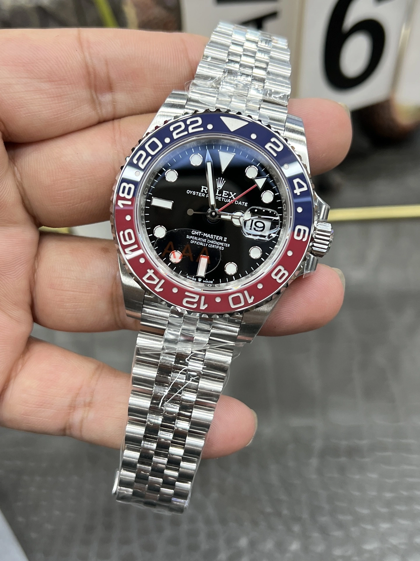 CBD Factory Rolex GMT-Master II “Pepsi” Red Blue Ceramic Bezel Jubilee Bracelet (126710blro) 1:1 Super Clone – DD3285 Movement Breathable 144