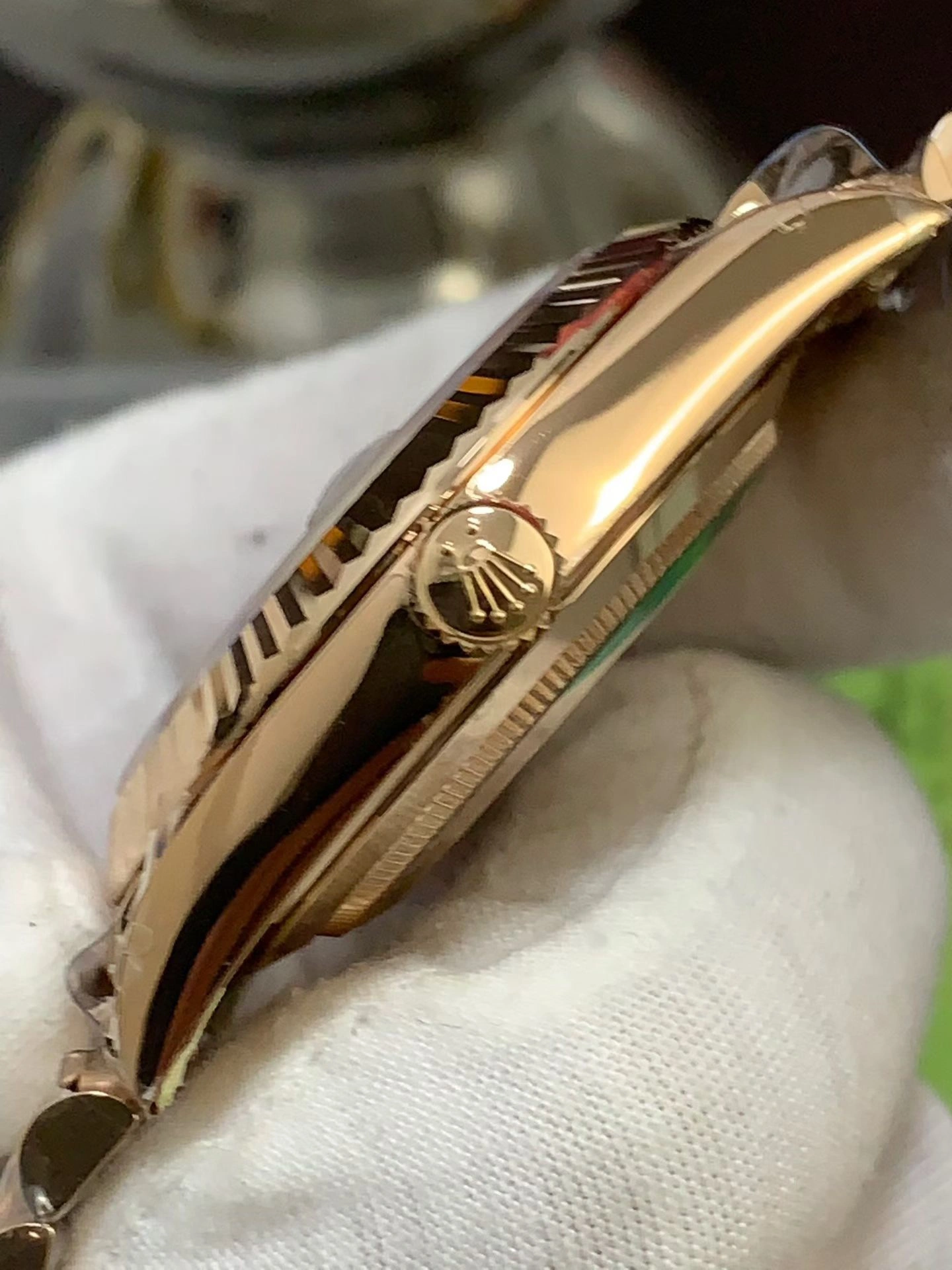 CBD Factory Rolex Day-Date 40 Everose Gold White Baguette Diamond Dial (228235) V2 1:1 Super Clone – DD3255 Movement SmartChoice 125