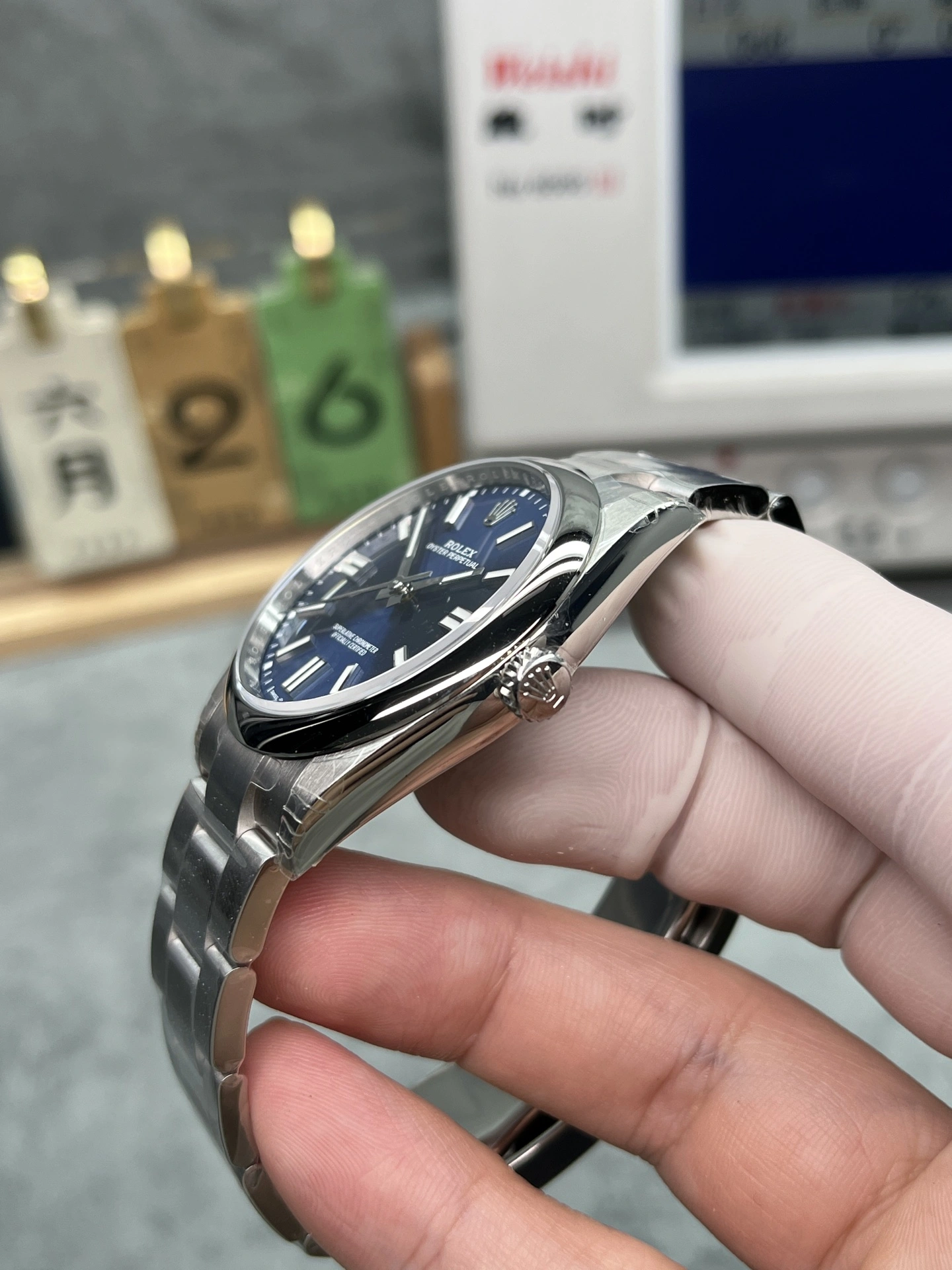 SportInspired CBD Factory Rolex Oyster Perpetual 41mm  Blue Dial (124300) 1:1 Super Clone – DD3230 Movement 161