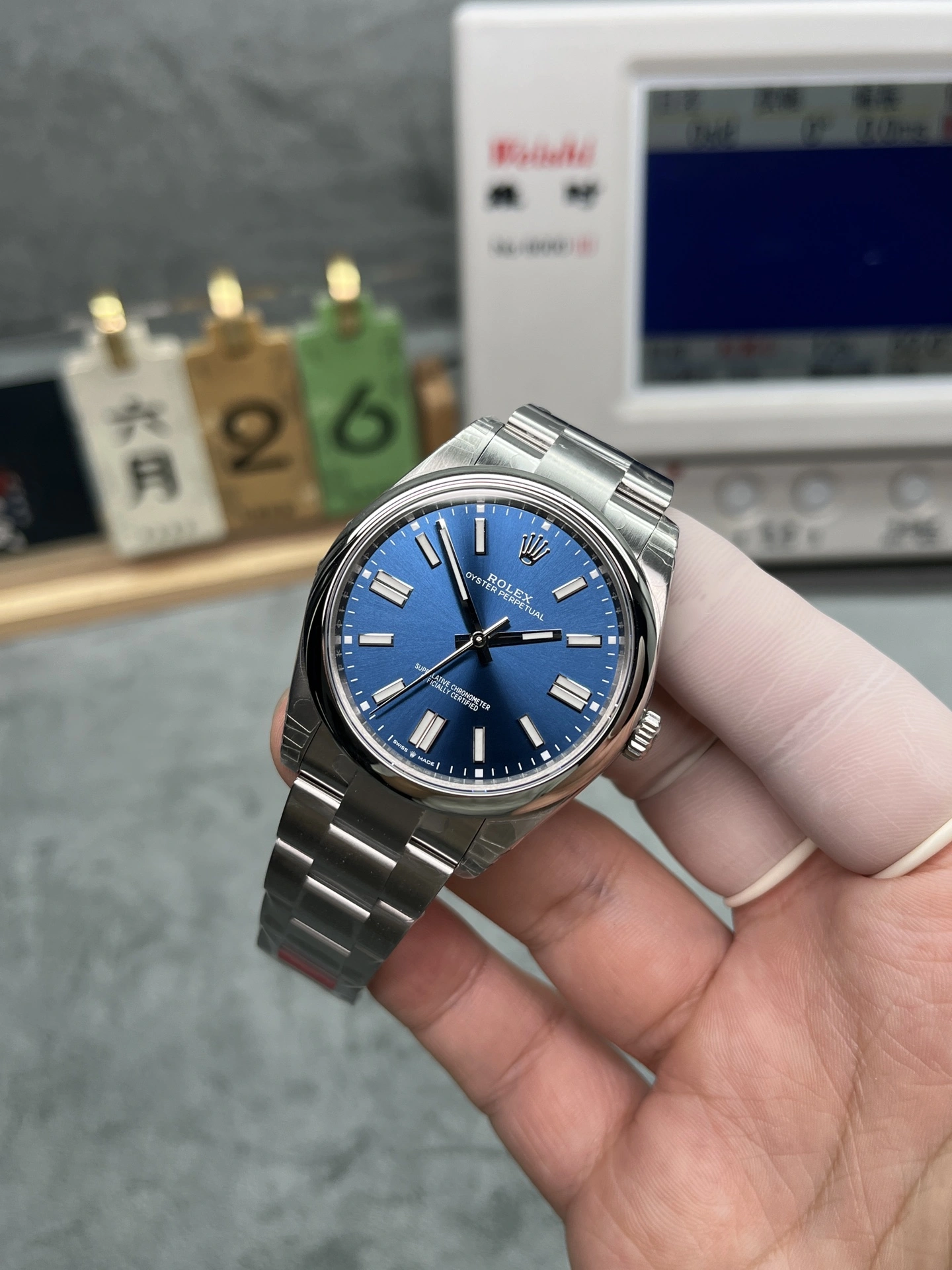 SportInspired CBD Factory Rolex Oyster Perpetual 41mm  Blue Dial (124300) 1:1 Super Clone – DD3230 Movement 161