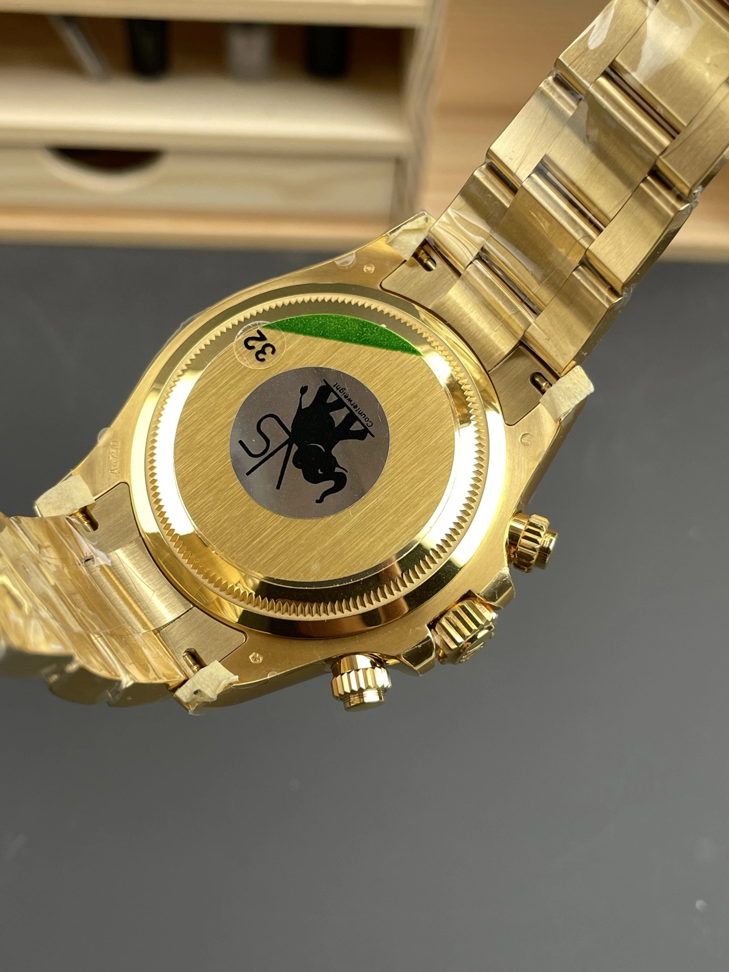 QuickDry CBD Factory Rolex Cosmograph Daytona 40mm Champagne Dial Yellow Gold (126508) 1:1 Super Clone – DD4131 Movement 33