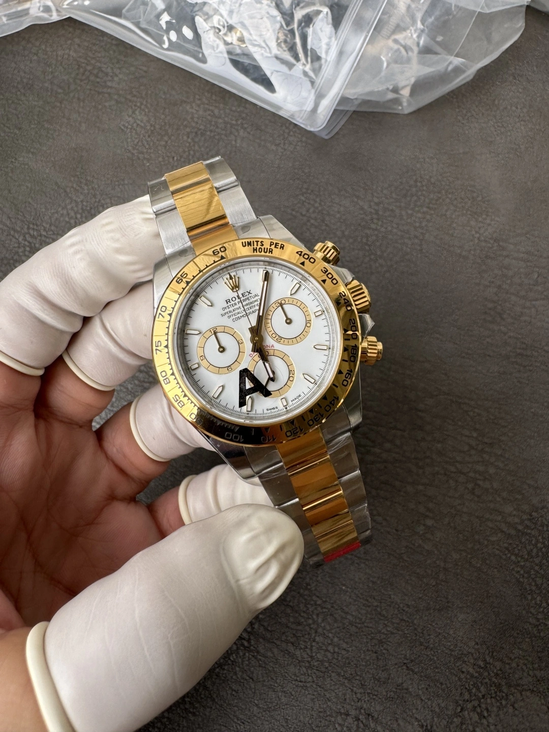 Timeless CBD Factory Rolex Cosmograph Daytona Two-Tone Yellow Gold White Dial (126503) 1:1 Super Clone – DD4131 Movement 25