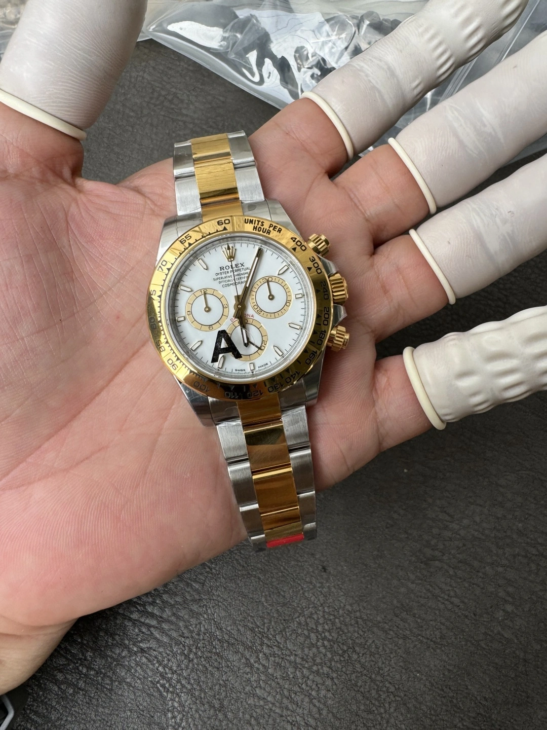 Timeless CBD Factory Rolex Cosmograph Daytona Two-Tone Yellow Gold White Dial (126503) 1:1 Super Clone – DD4131 Movement 25