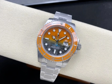 CBD Factory Rolex Submariner Date “DiW Orange Blue” Gradient Carbon Dial (Steel Edition) 1:1 Super Clone – DD3135 Movement Modern 212