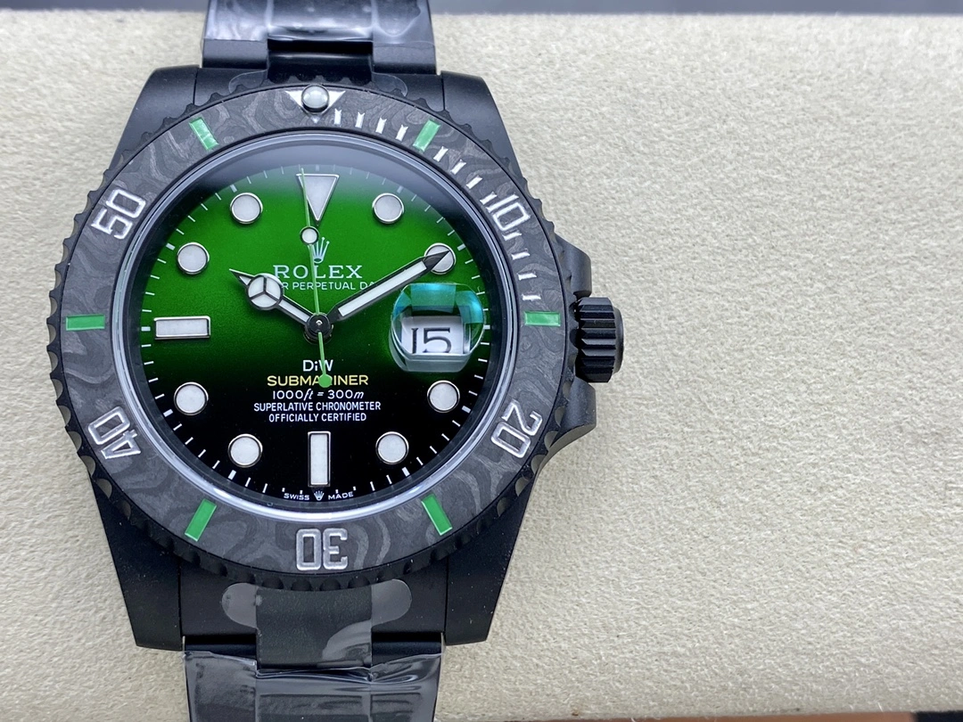 SportInspired CBD Factory Rolex Submariner Date “DiW Emerald” Custom Green Gradient Dial 1:1 Super Clone – DD3135 Movement 198