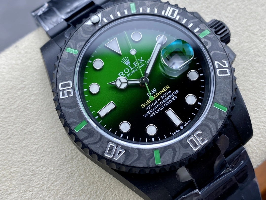 SportInspired CBD Factory Rolex Submariner Date “DiW Emerald” Custom Green Gradient Dial 1:1 Super Clone – DD3135 Movement 198