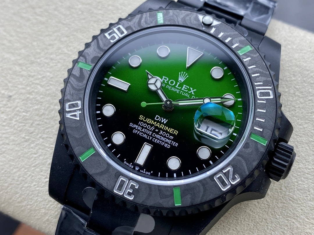 SportInspired CBD Factory Rolex Submariner Date “DiW Emerald” Custom Green Gradient Dial 1:1 Super Clone – DD3135 Movement 198