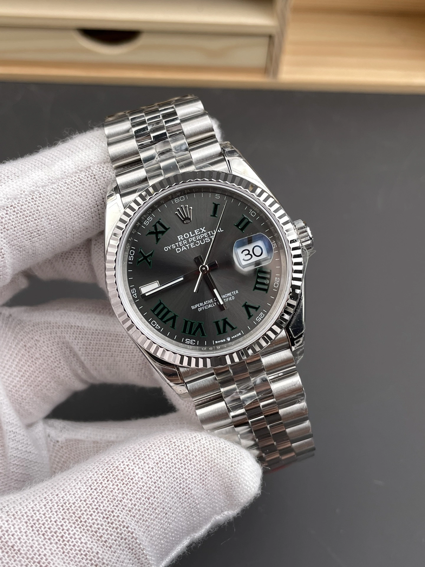 CBD Factory Rolex Datejust 36mm “Wimbledon” Dial Jubilee Bracelet (126234) 1:1 Super Clone – DD3235 Movement MoistureWicking 97