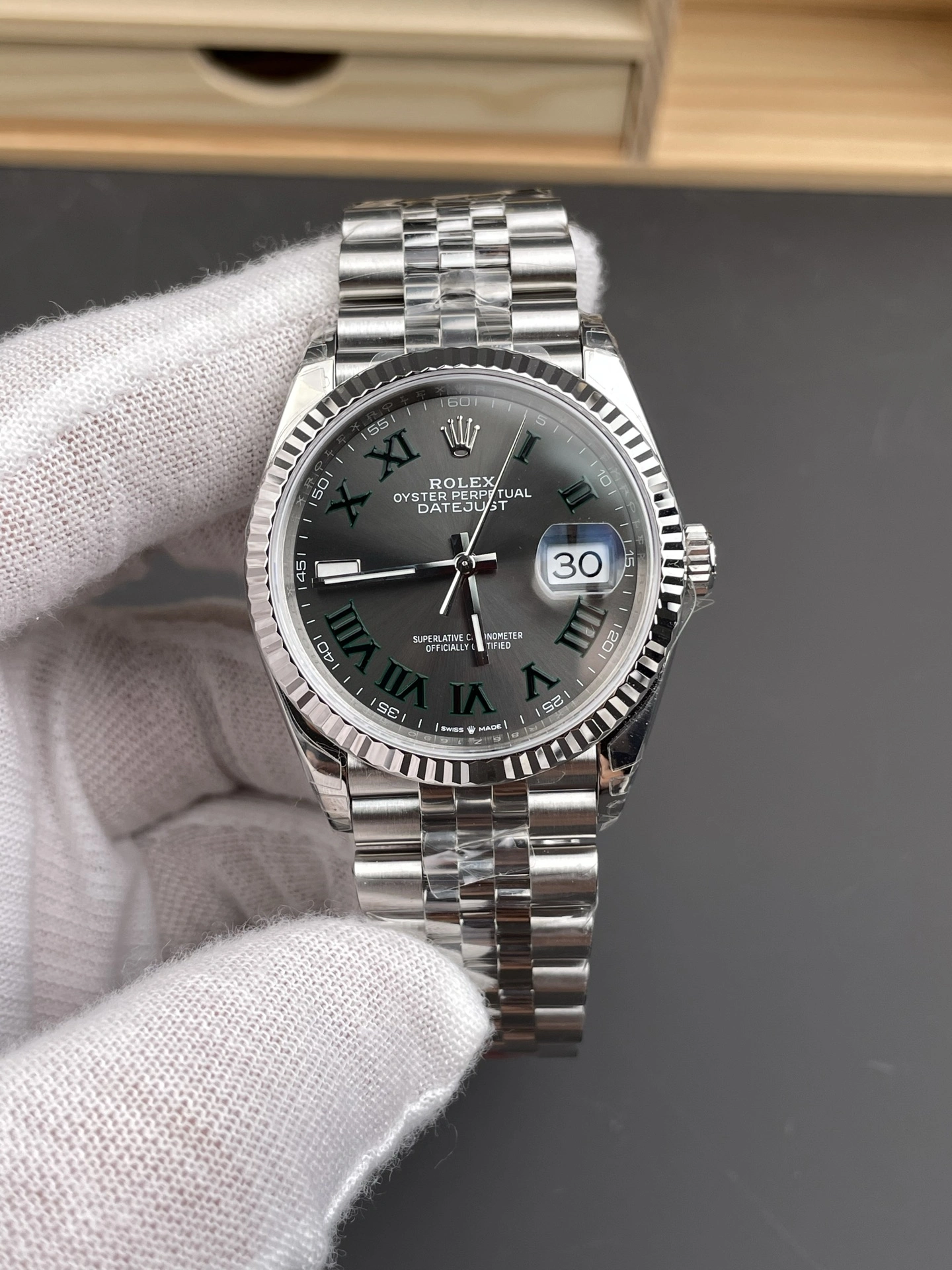 CBD Factory Rolex Datejust 36mm “Wimbledon” Dial Jubilee Bracelet (126234) 1:1 Super Clone – DD3235 Movement MoistureWicking 97