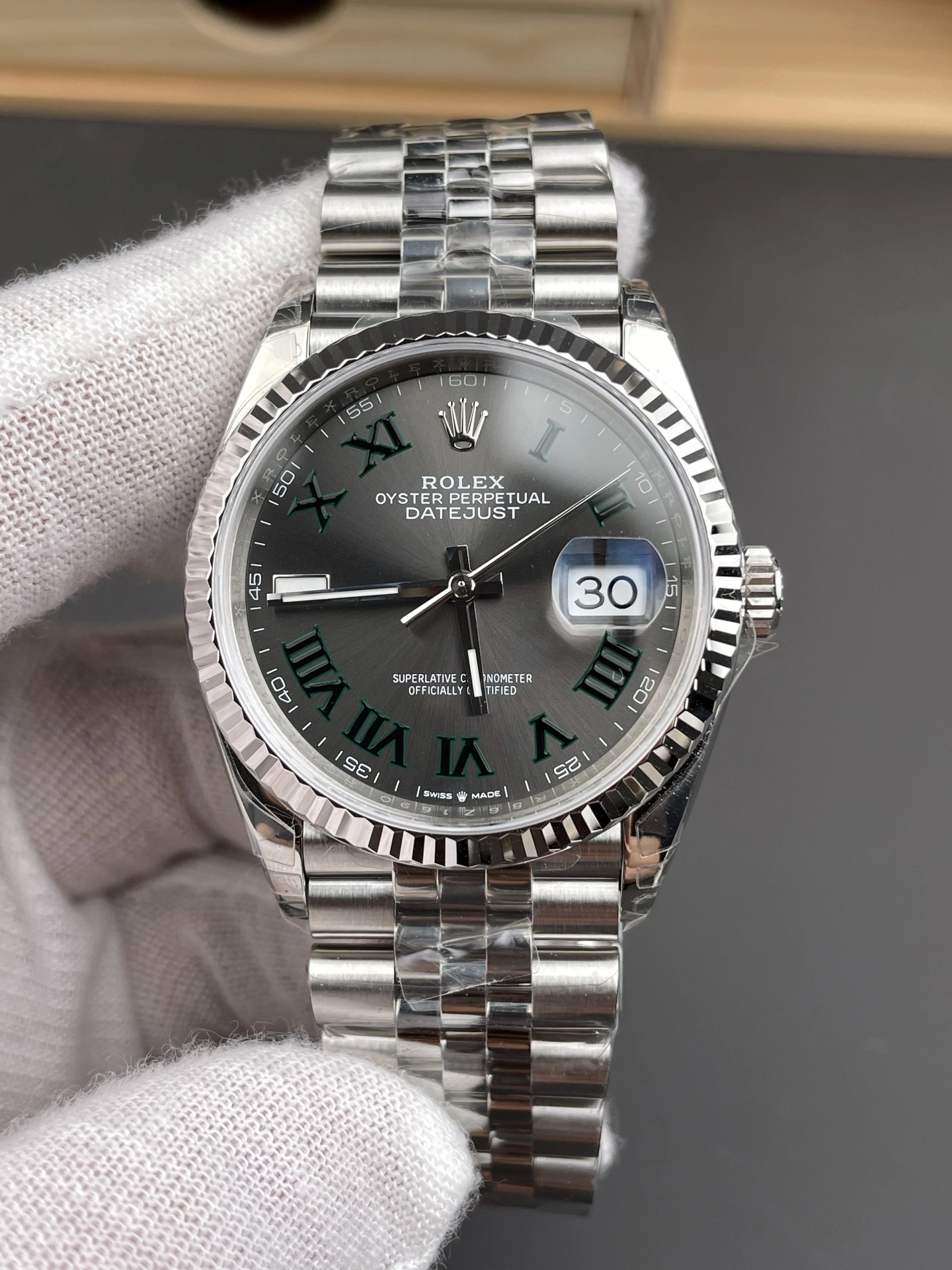 CBD Factory Rolex Datejust 36mm “Wimbledon” Dial Jubilee Bracelet (126234) 1:1 Super Clone – DD3235 Movement MoistureWicking 97
