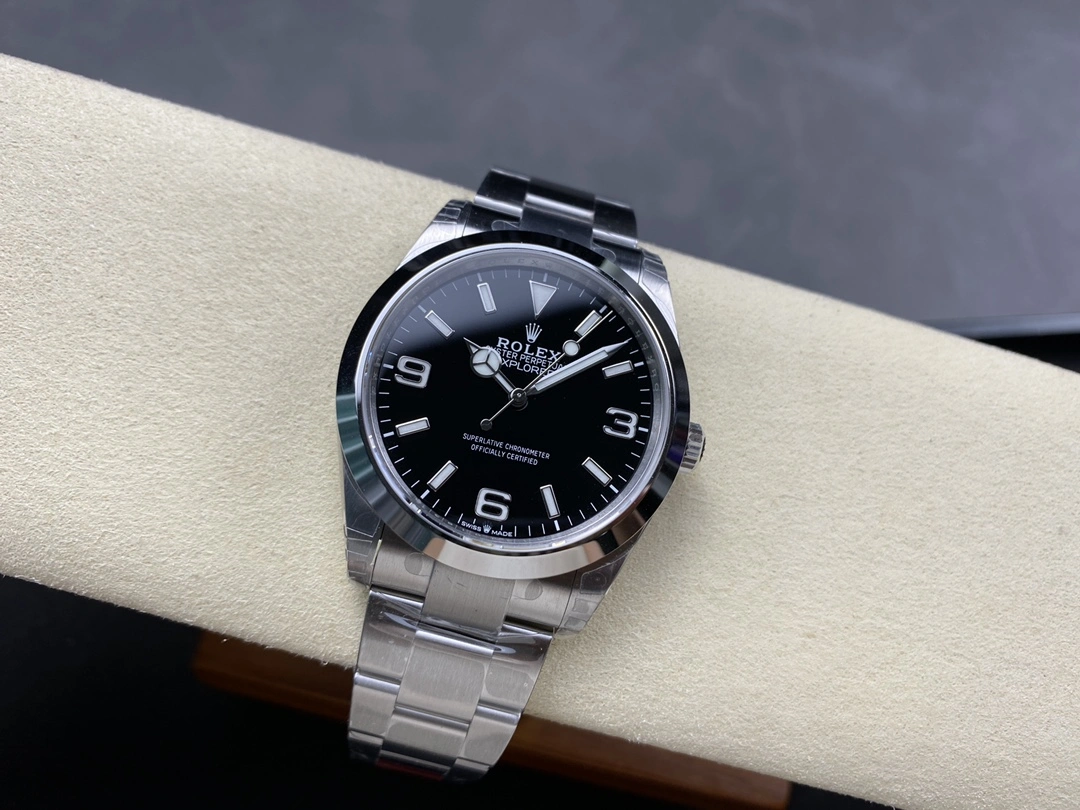 Lightweight CBD Factory Rolex Explorer 36mm Black “3-6-9” Dial Smooth Bezel Oyster Bracelet (124270) 1:1 Super Clone – DD3230 Movement 139