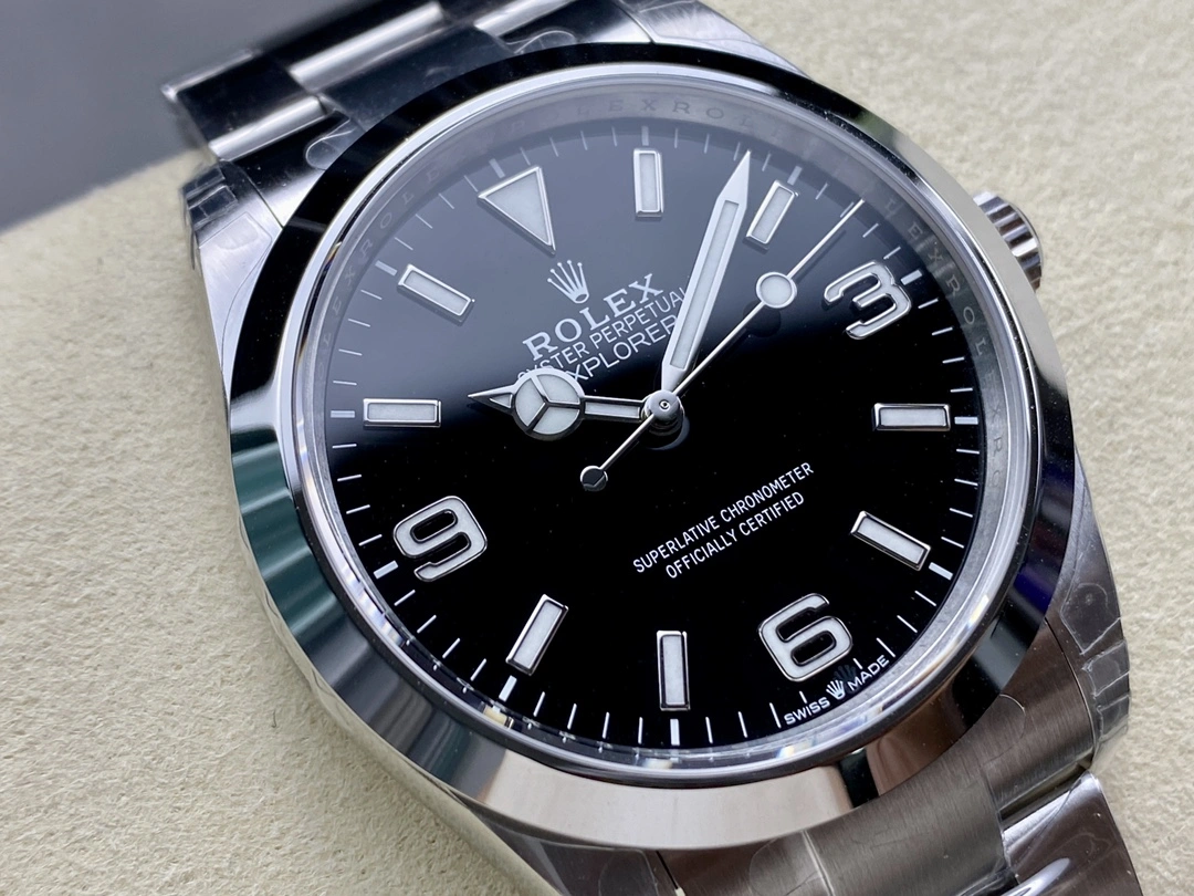 Lightweight CBD Factory Rolex Explorer 36mm Black “3-6-9” Dial Smooth Bezel Oyster Bracelet (124270) 1:1 Super Clone – DD3230 Movement 139