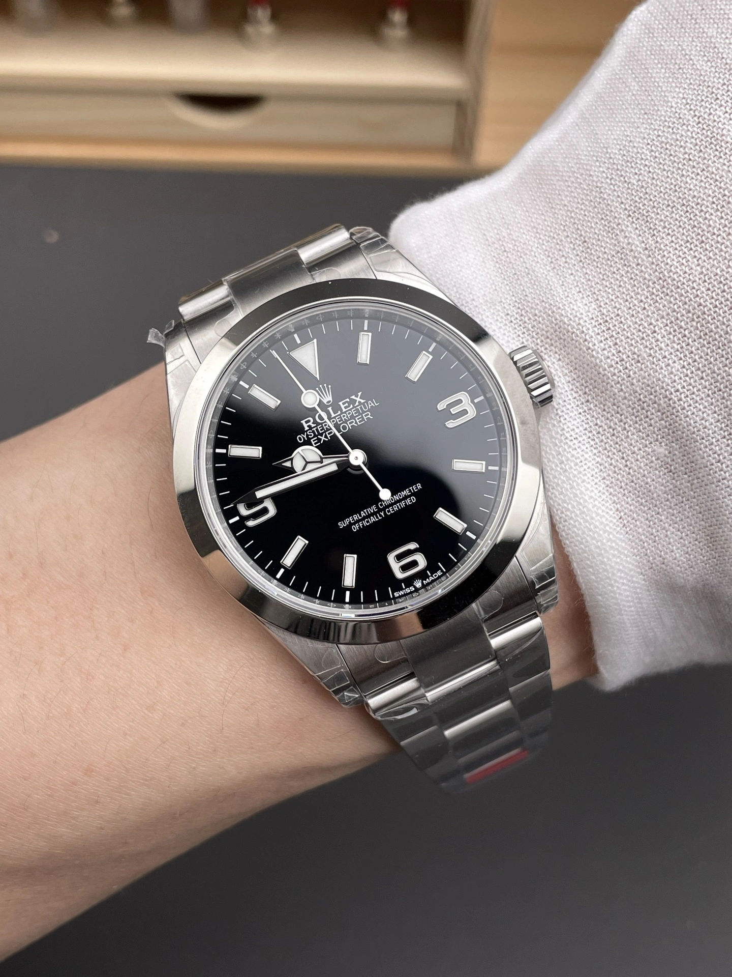 CBD Factory Rolex Explorer 40mm Black “3-6-9” Dial Smooth Bezel Oyster Bracelet (224270) 1:1 Super Clone – DD3230 Movement ZeroBulk 143