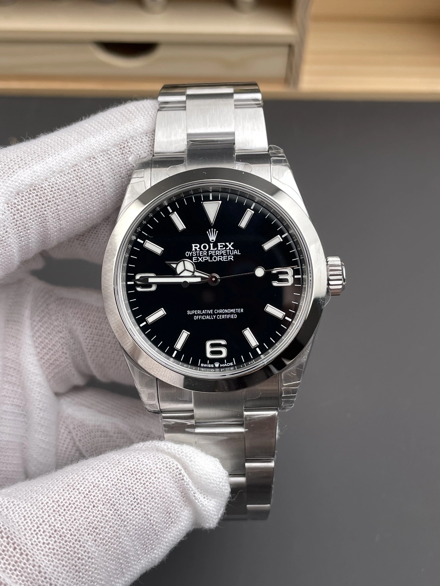 CBD Factory Rolex Explorer 40mm Black “3-6-9” Dial Smooth Bezel Oyster Bracelet (224270) 1:1 Super Clone – DD3230 Movement ZeroBulk 143