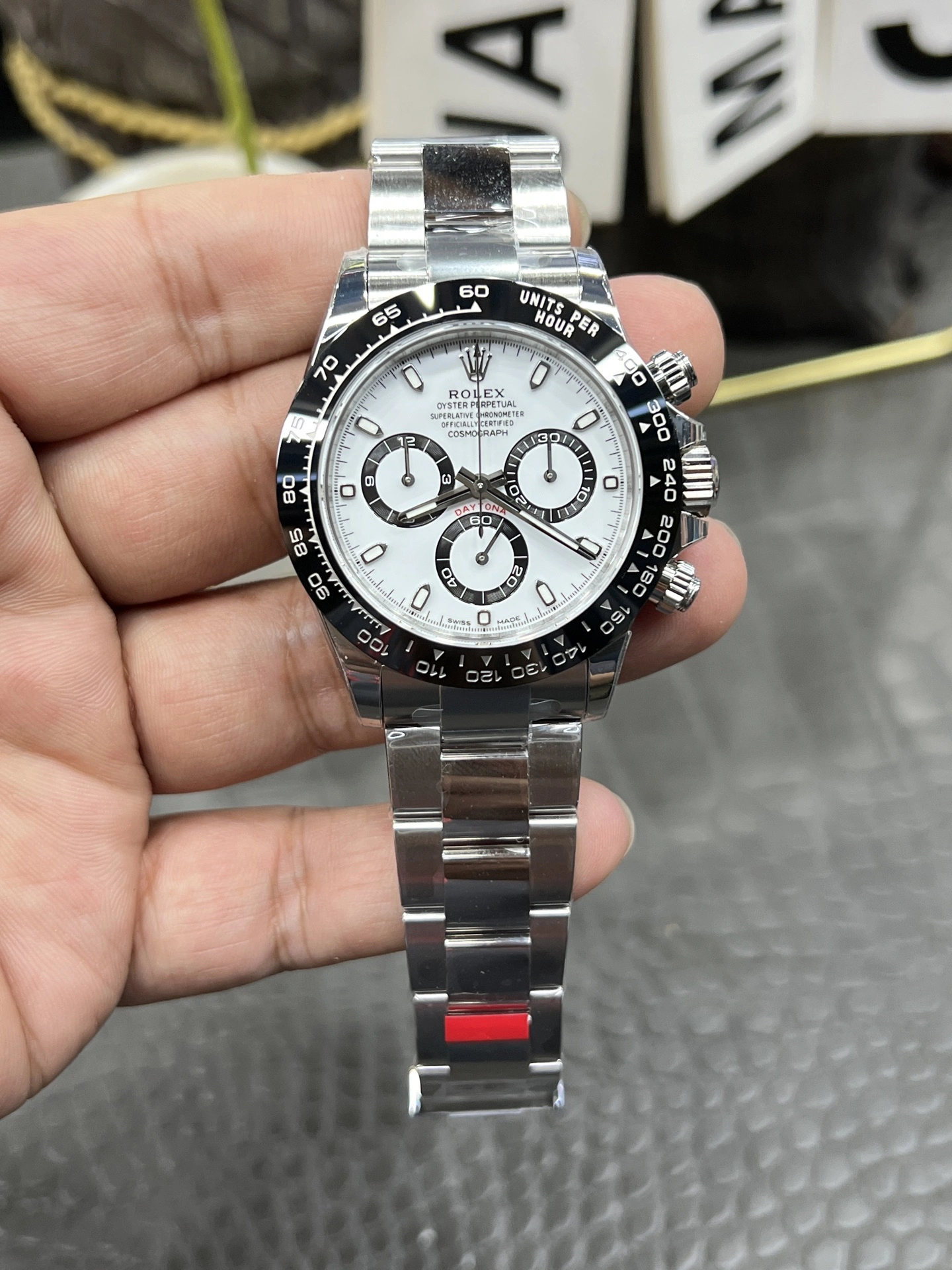 RelaxedFit CBD Factory Rolex Cosmograph Daytona “Panda” White Dial (116500LN) 1:1 Super Clone – DD4130 Movement 26